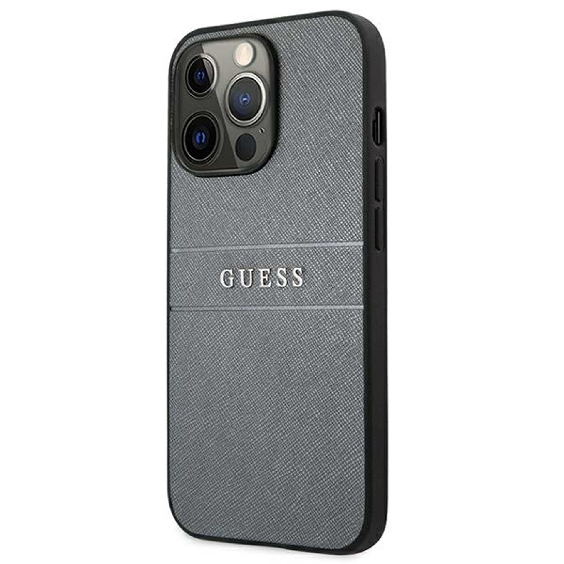 

Guess GUHCP13LPSASBGR iPhone 13 Pro / 13 6,1" szary/grey Saffiano Strap