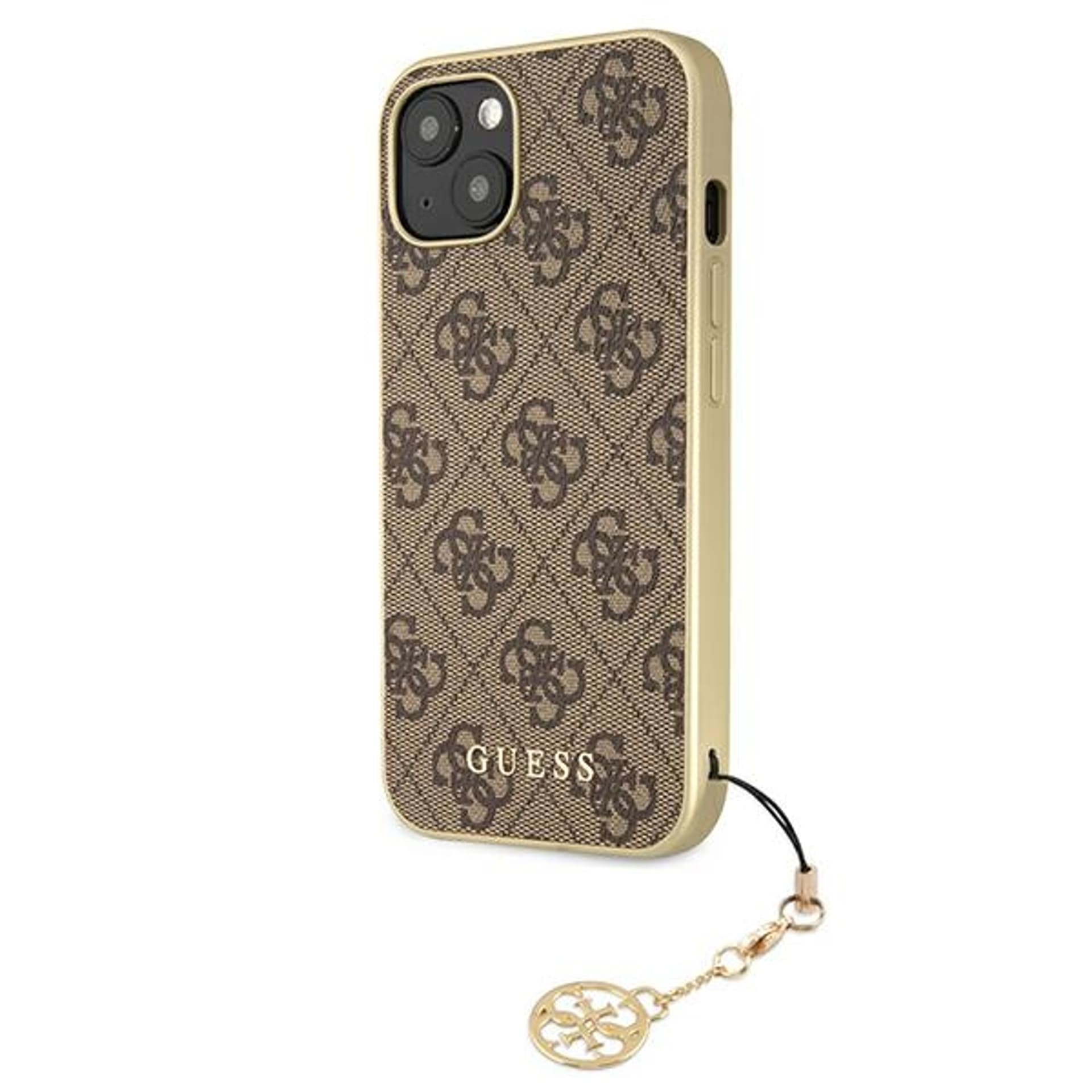 

Guess GUHCP13MGF4GBR iPhone 13 6,1" brązowy/brown hardcase 4G Charms Collection