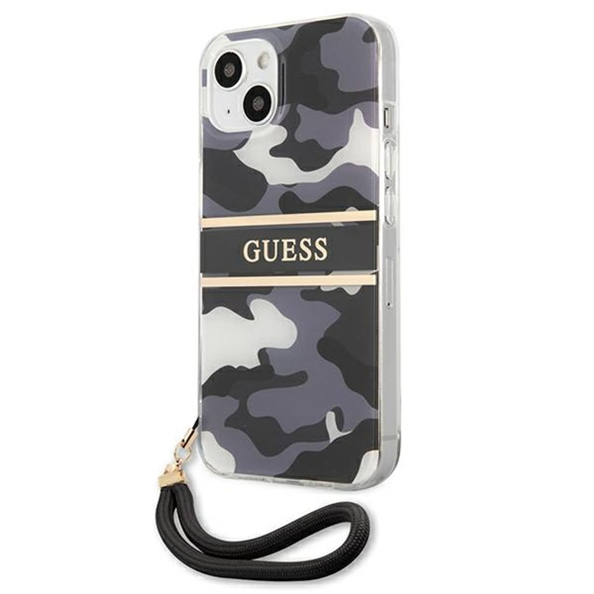 

Guess GUHCP13MKCABBK iPhone 13 6,1" czarny/black hardcase Camo Strap Collection