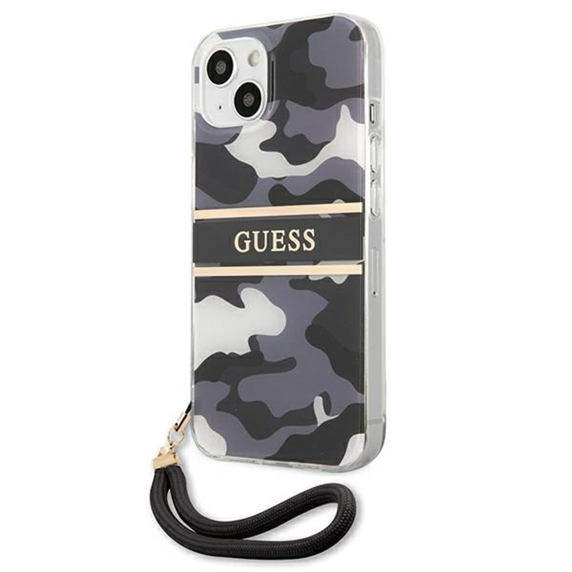 

Guess GUHCP13SKCABBK iPhone 13 mini 5,4" czarny/black hardcase Camo Strap Collection