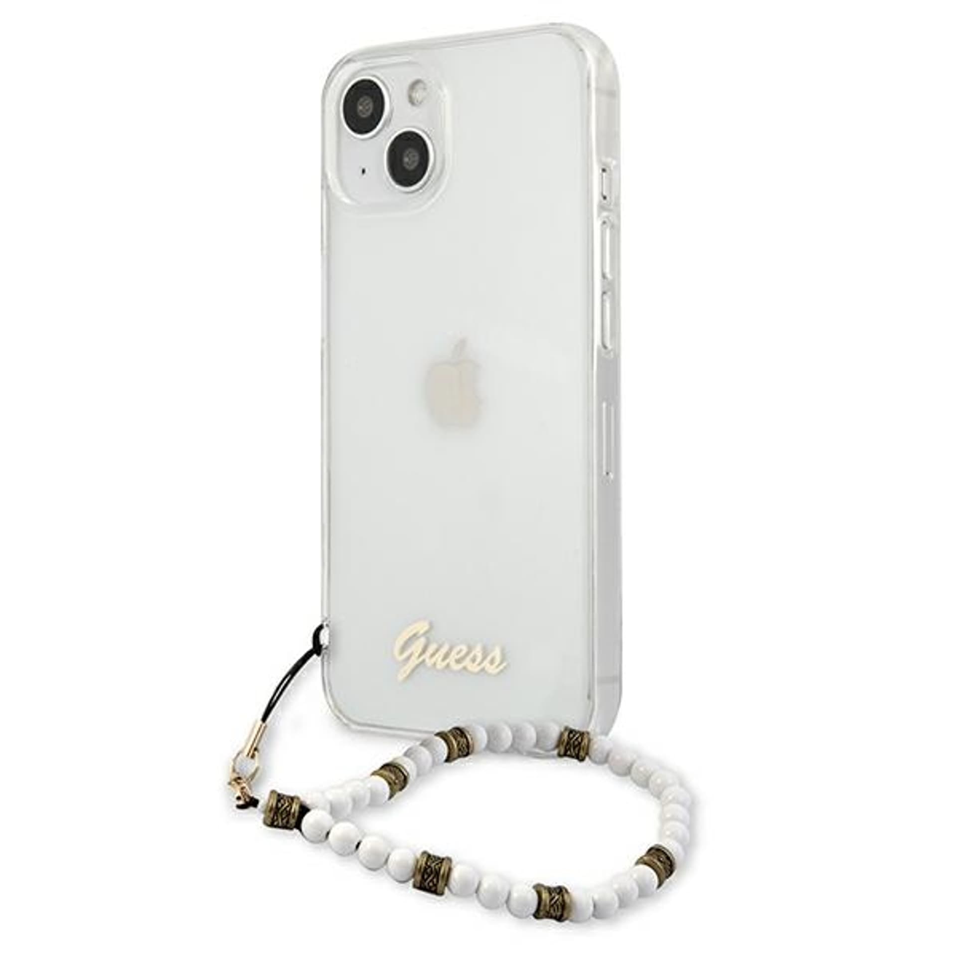 

Guess GUHCP13MKPSWH iPhone 13 6,1" Transparent hardcase White Pearl