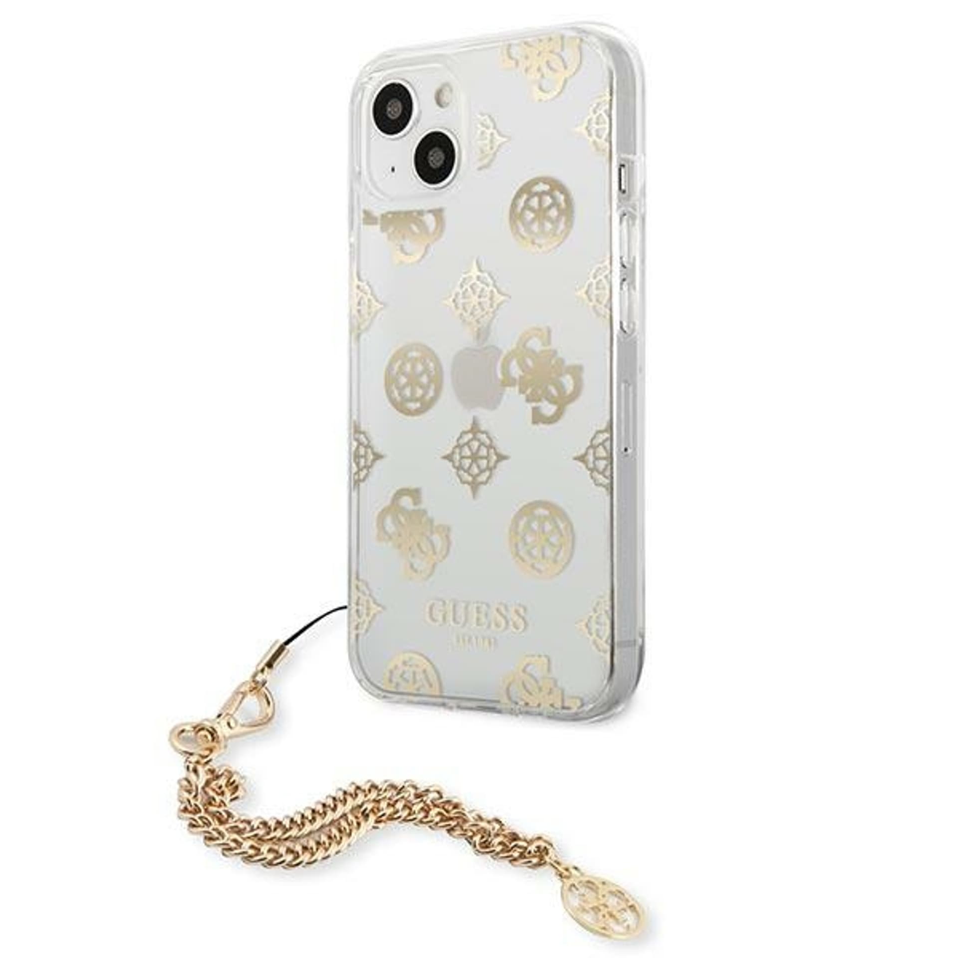 

Guess GUHCP13SKSPEGO iPhone 13 mini 5,4" złoty/gold hardcase Peony Chain Collection