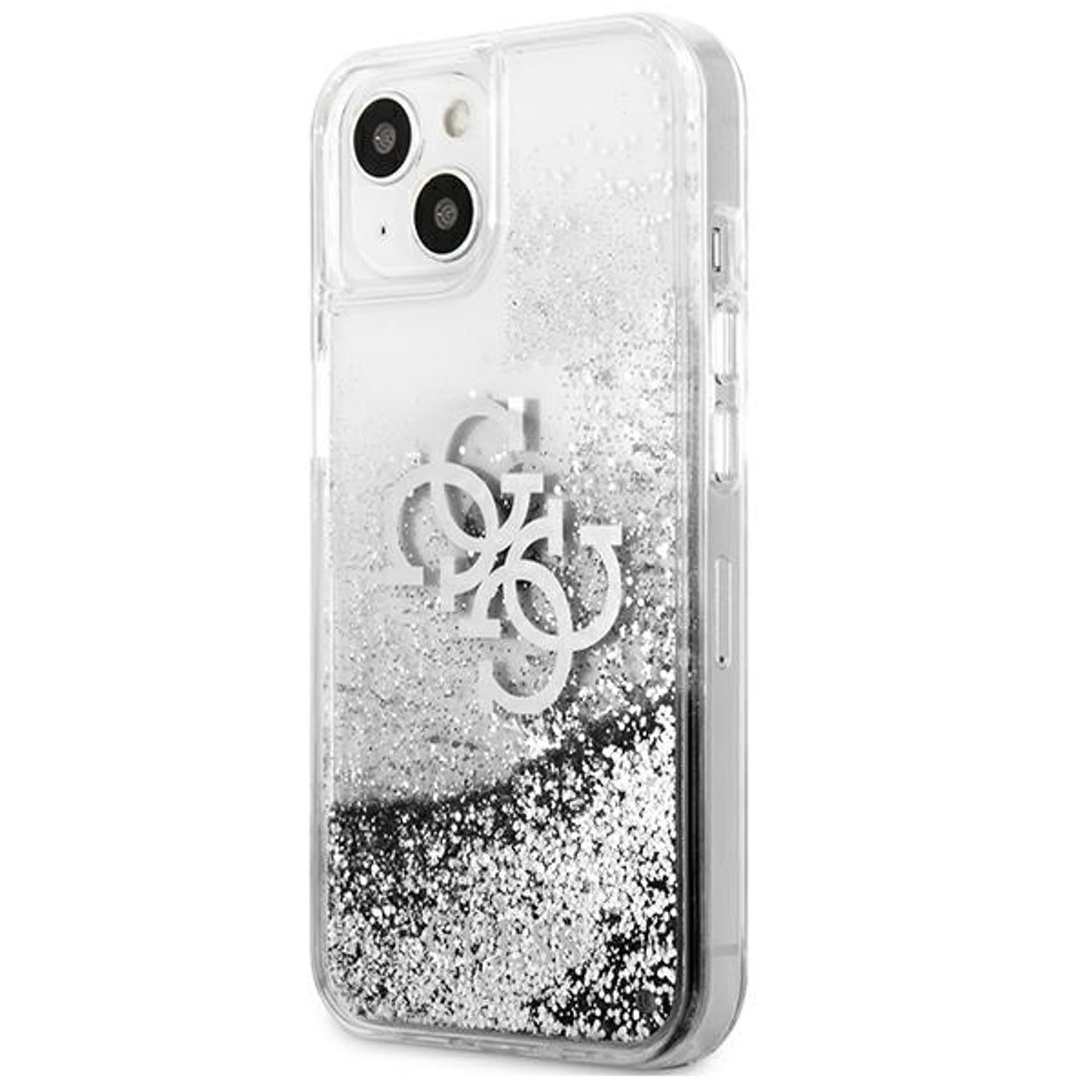 

Guess GUHCP13SLG4GSI iPhone 13 mini 5,4" srebrny/silver hardcase 4G Big Liquid Glitter