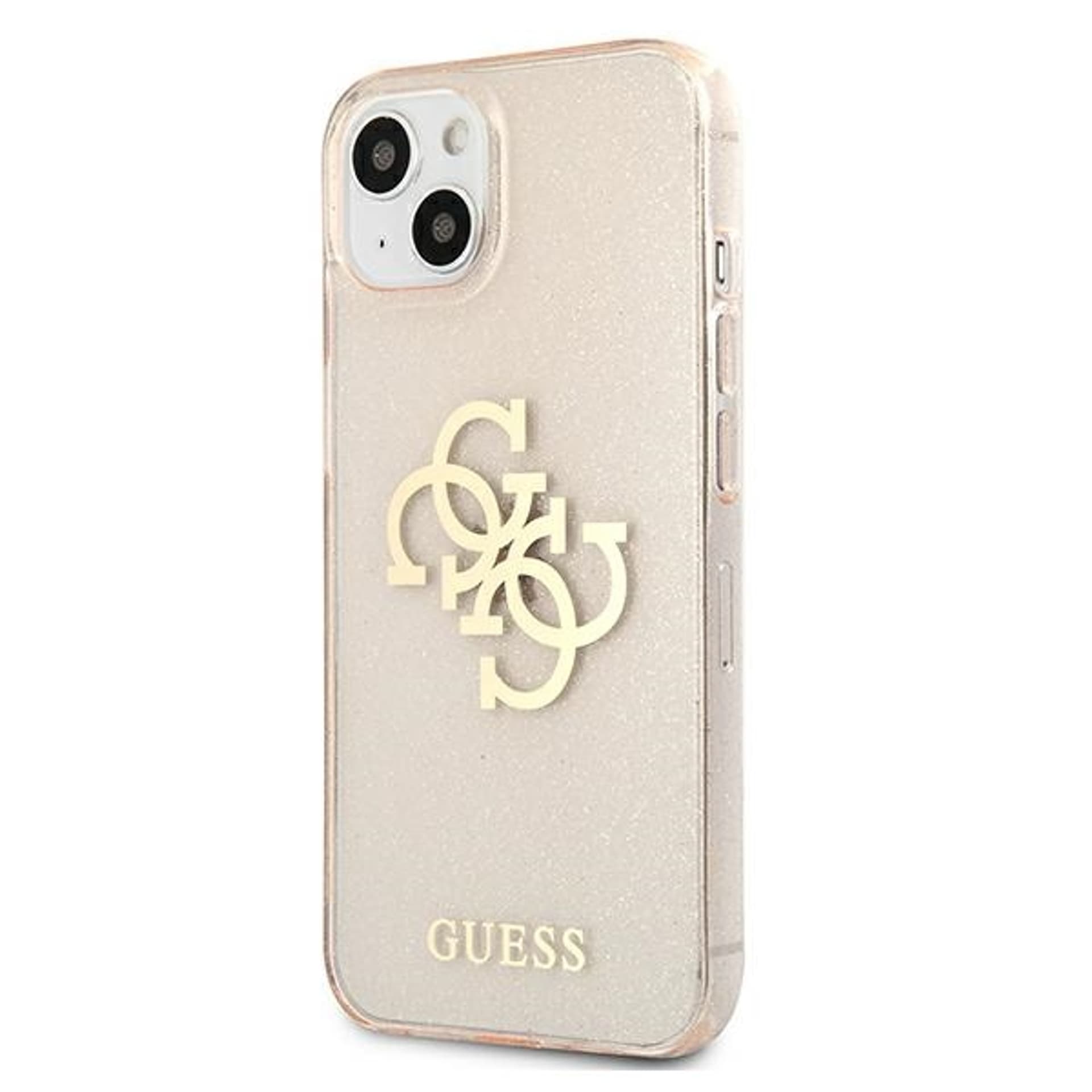 

Guess GUHCP13SPCUGL4GGO iPhone 13 mini 5,4" złoty/gold hard case Glitter 4G Big Logo