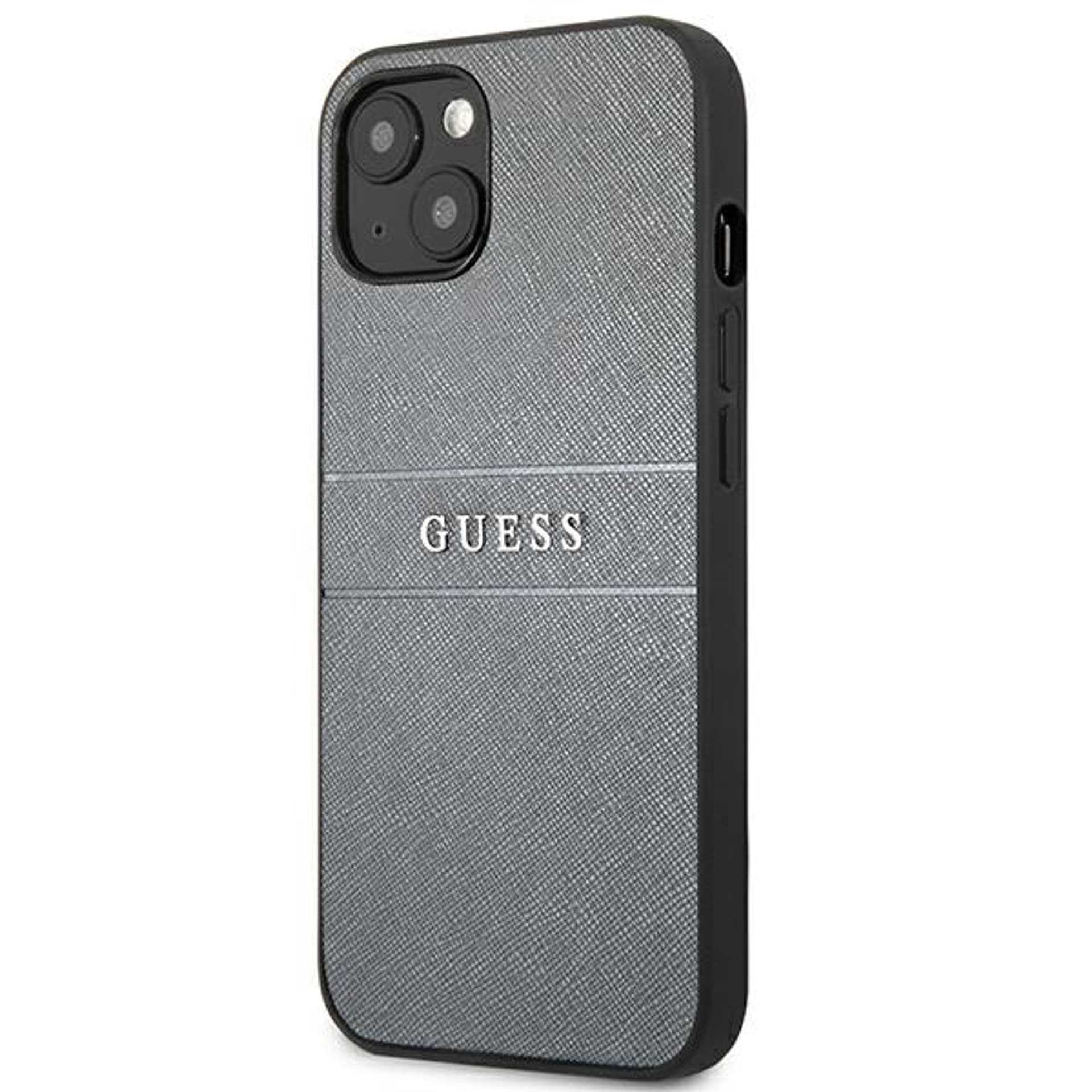 

Guess GUHCP13SPSASBGR iPhone 13 mini 5,4" szary/grey Saffiano Strap