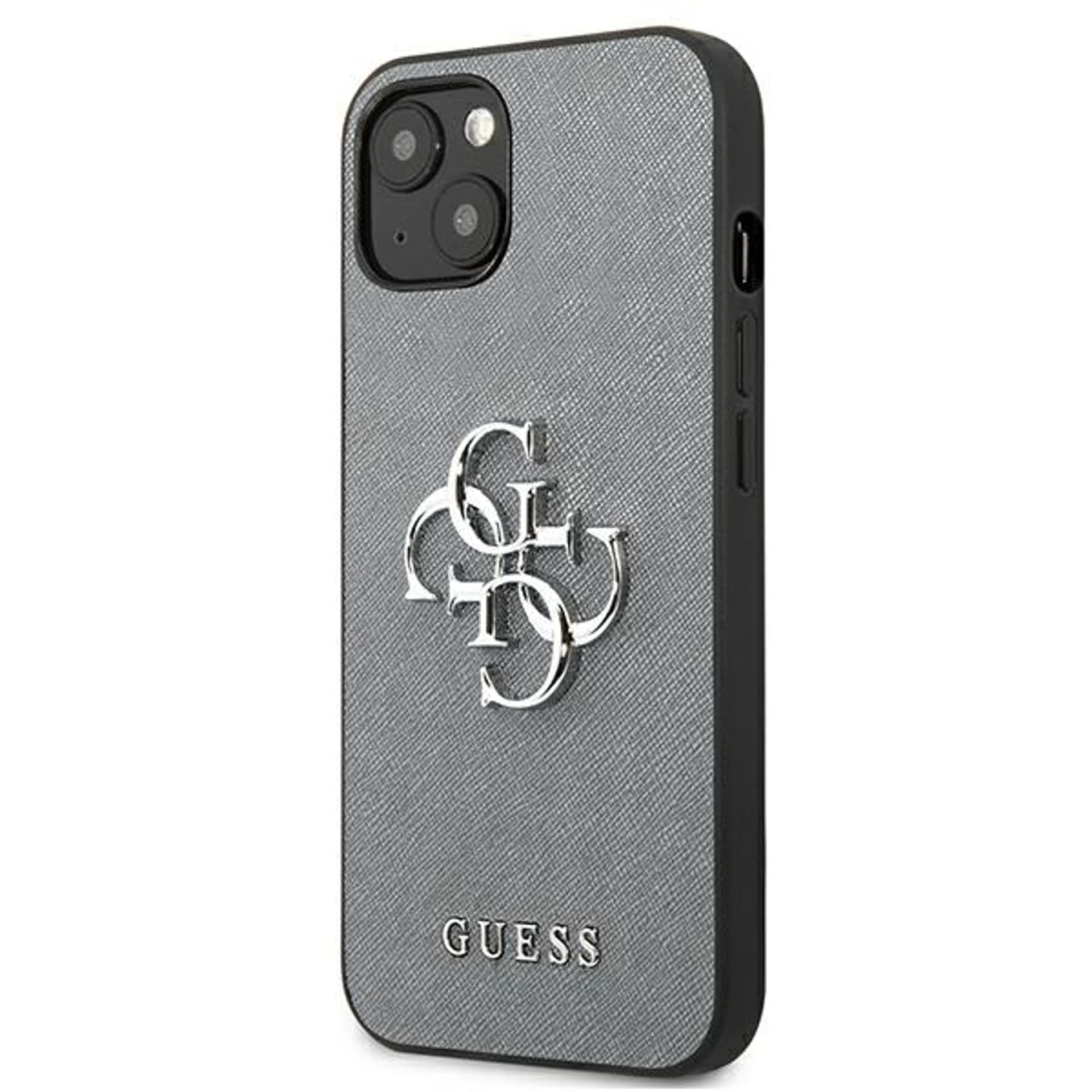 

Guess GUHCP13SSA4GSGR iPhone 13 mini 5,4" szary/grey hardcase Saffiano 4G Metal Logo