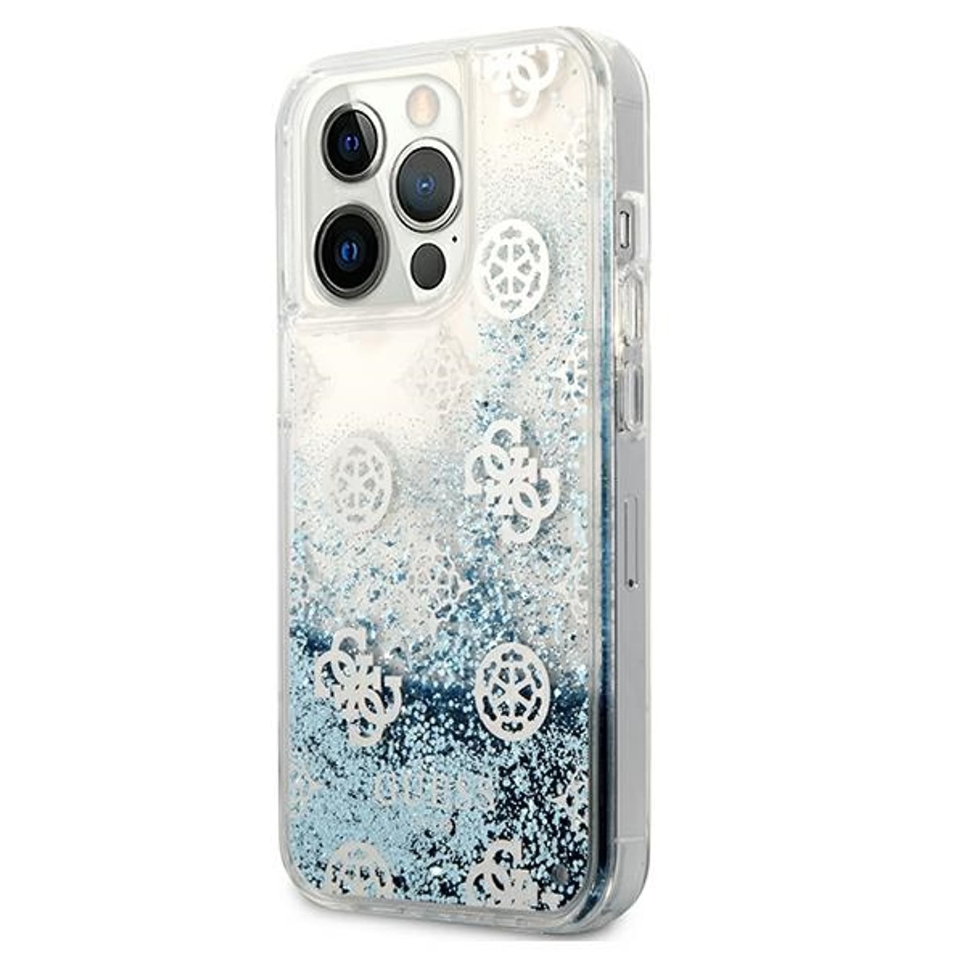 

Guess GUHCP13LLGPEBL iPhone 13 Pro / 13 6,1" niebieski/blue hardcase Peony Liquid Glitter