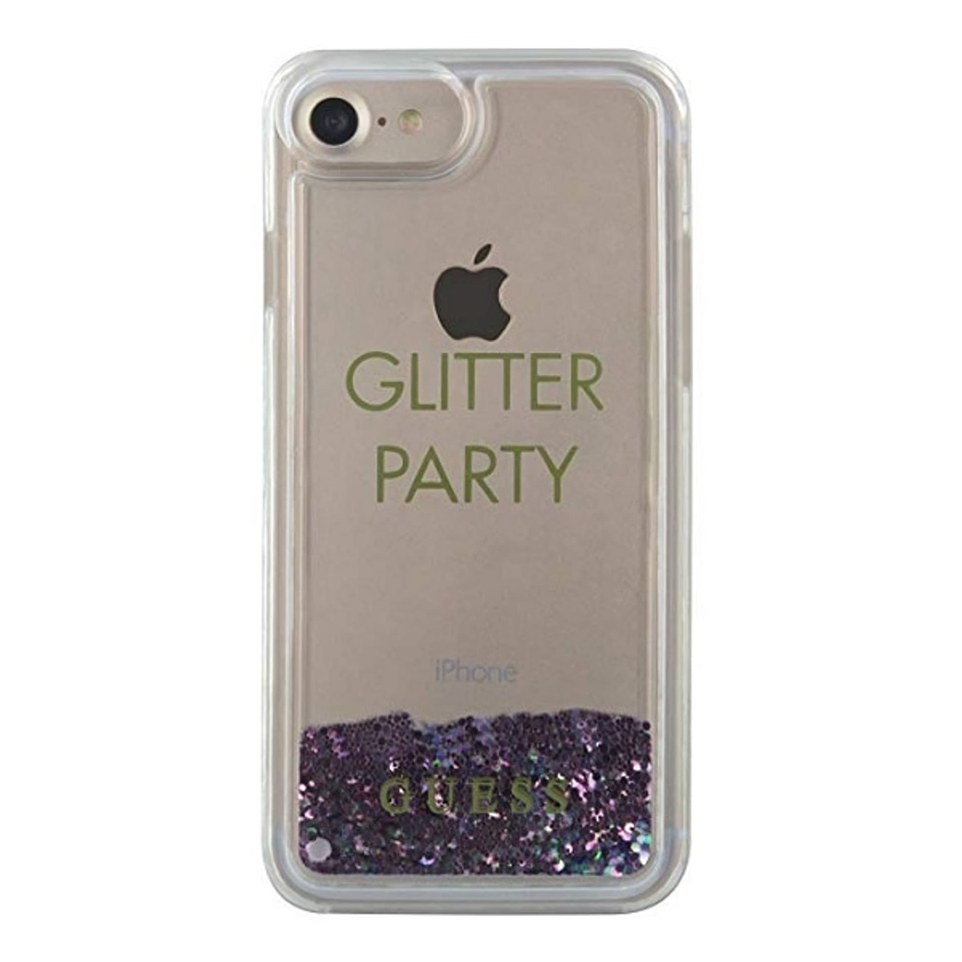 

Guess GUHCP7GLUQPU iPhone 6/7/8 /SE 2020 / SE 2022 fioletowy/purple hard case Liquid Glitter Party