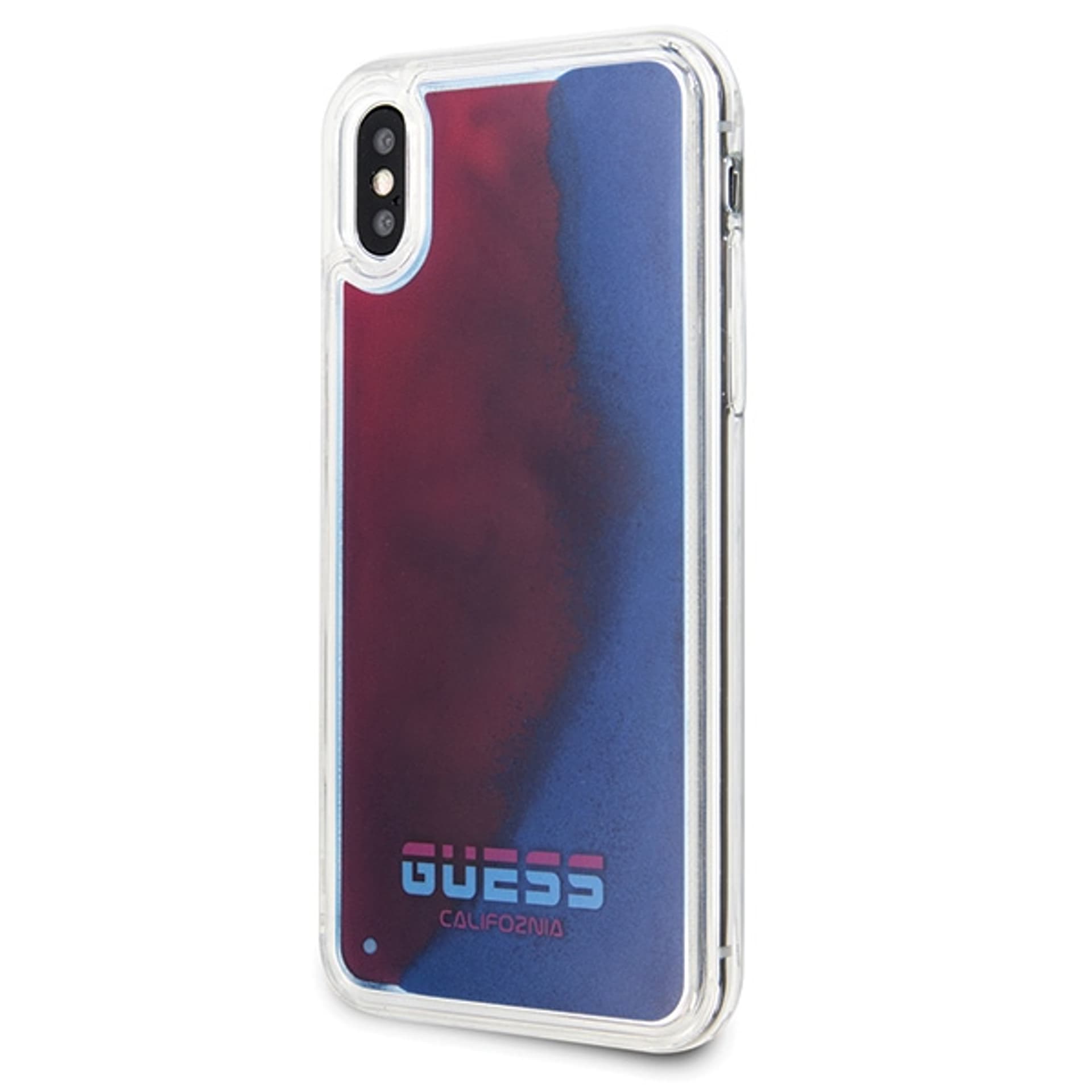 

Guess GUHCPXGLCRE iPhone X/Xs czerwony /red hard case California Glow in the dark