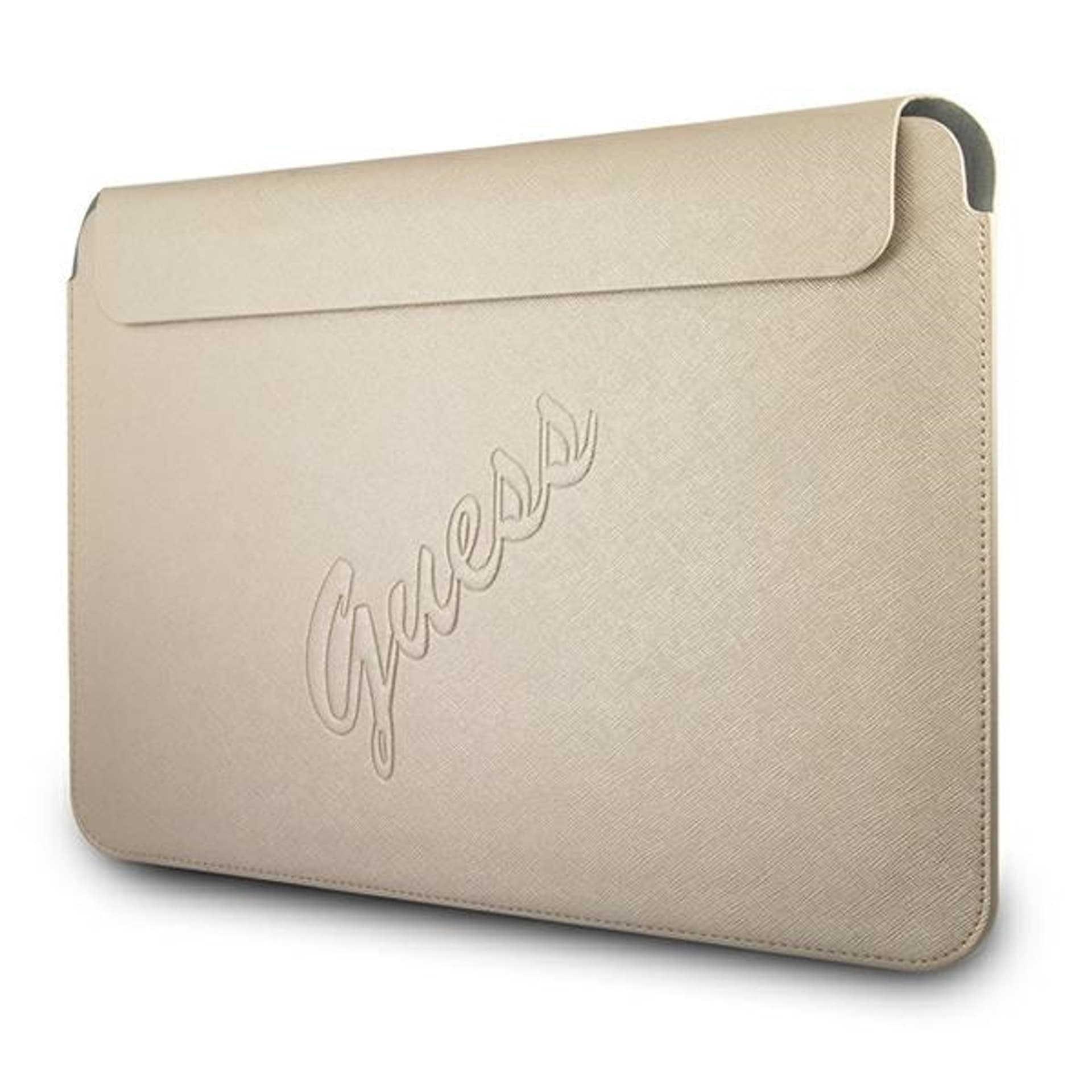 

Guess Sleeve GUCS13PUSASLG 13" złoty /gold Saffiano Script
