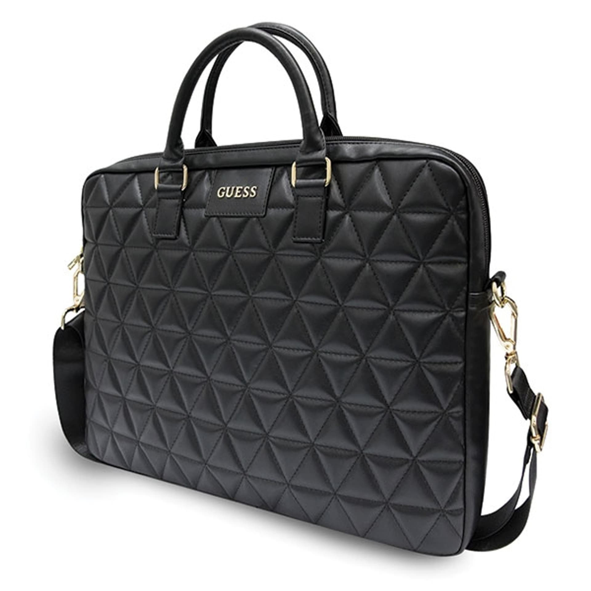 

Guess Torba GUCB15QLBK 16" czarna/black Quilted