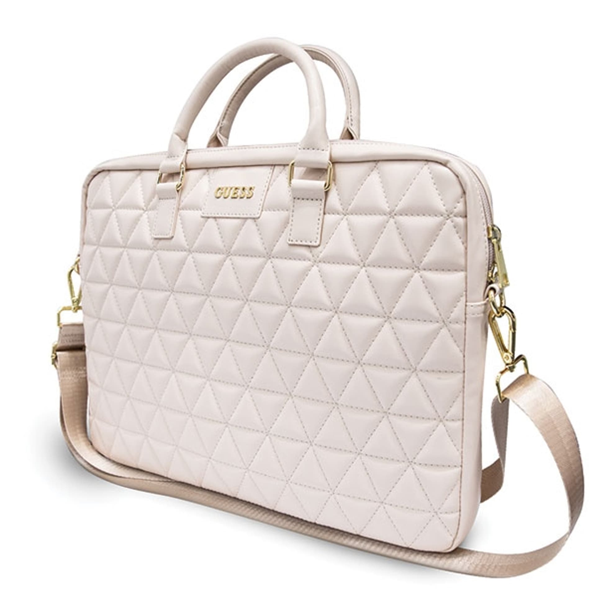 

Guess Torba GUCB15QLPK 16" różowa/pink Quilted