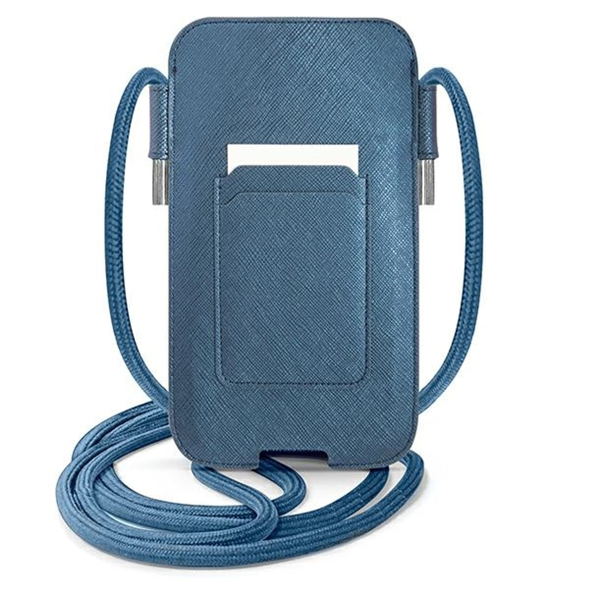 

Guess Torebka GUPHMPSASBBL 6,1" niebieski/blue Saffiano Strap