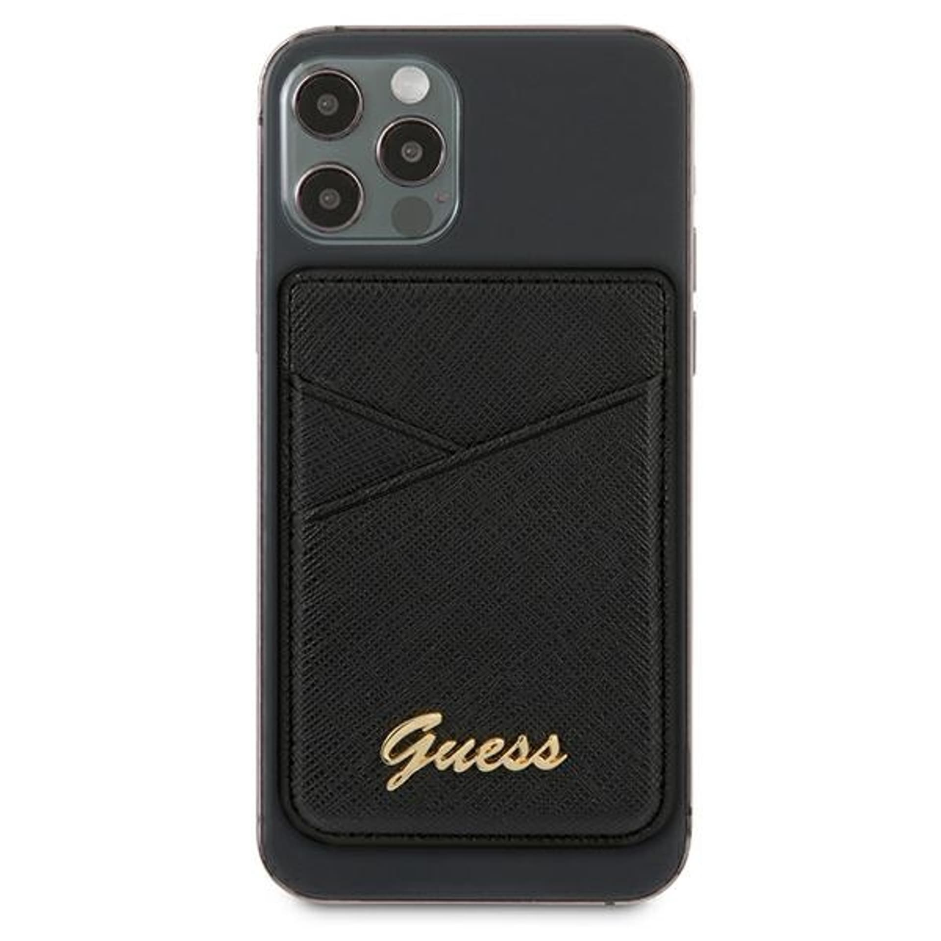 

Guess Wallet Card Slot GUWMSSASLBK MagSafe Saffiano czarny/black