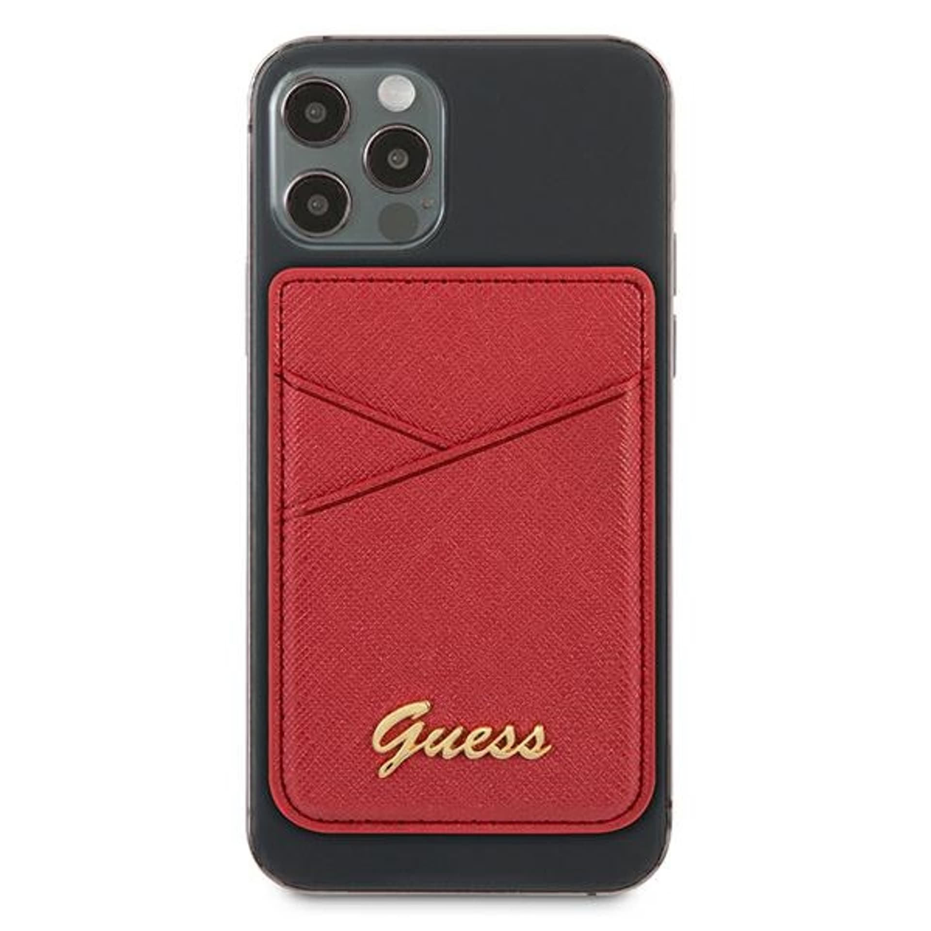 

Guess Wallet Card Slot GUWMSSASLRE MagSafe Saffiano czerwony/red