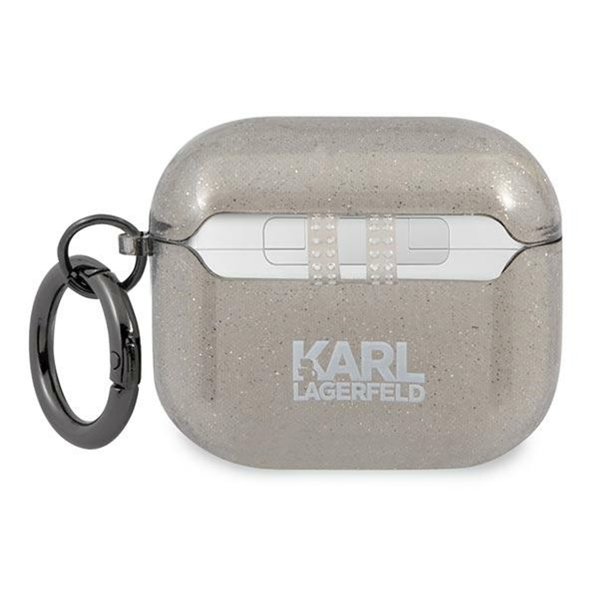 

Karl Lagerfeld KLA3UKHGK AirPods 3 cover czarny/black Glitter Karl`s Head