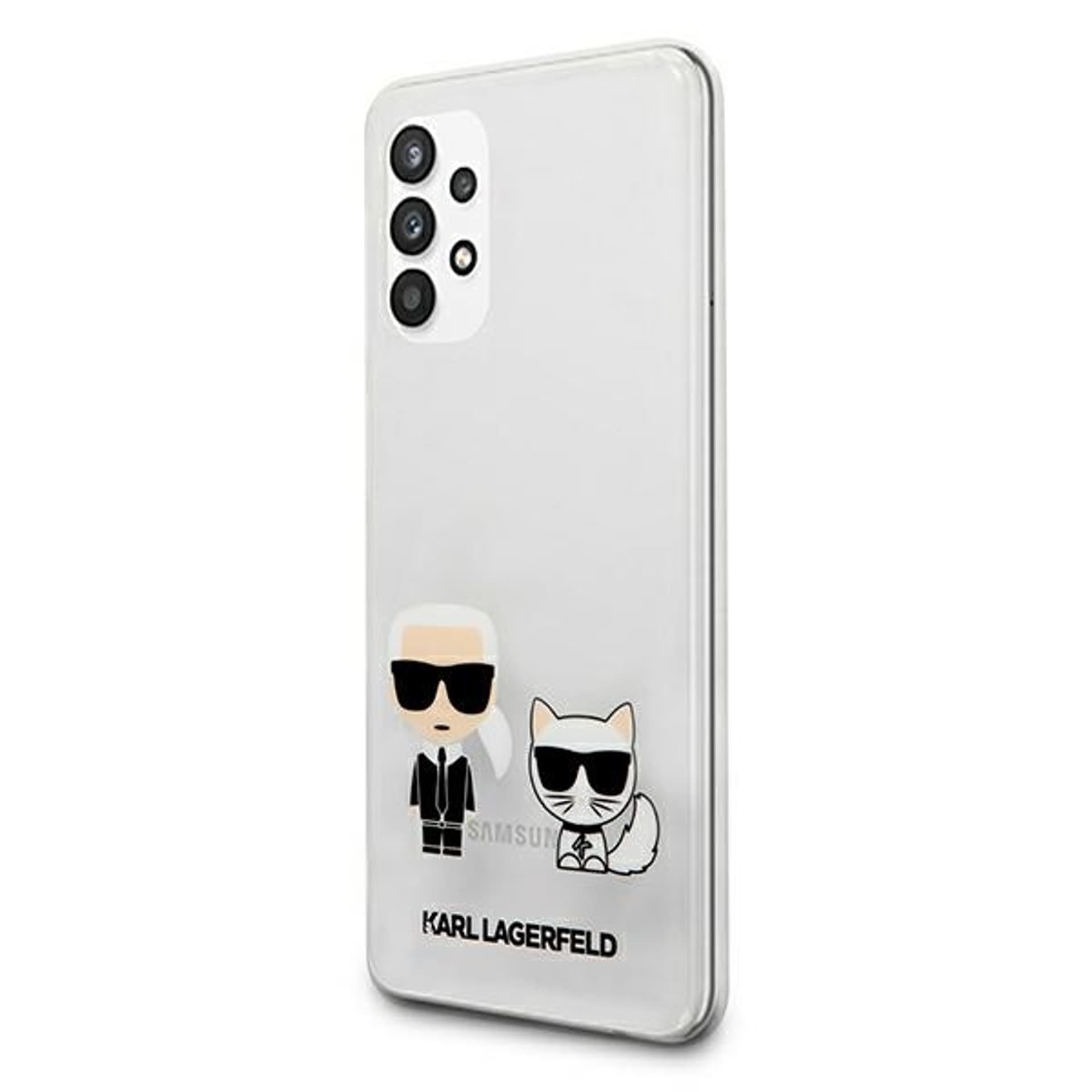 

Karl Lagerfeld KLHCA32CKTR A326 A32 5G hardcase Transparent Karl & Choupette