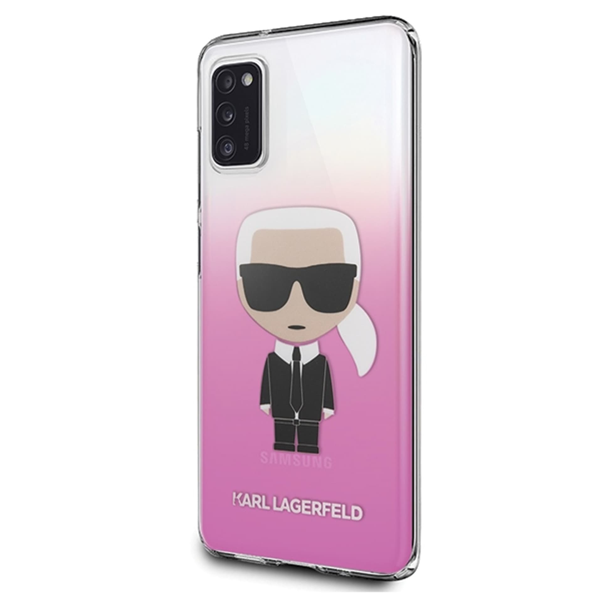 

Karl Lagerfeld Iconic Karl Gradient - Etui Samsung Galaxy A41 (różowy)