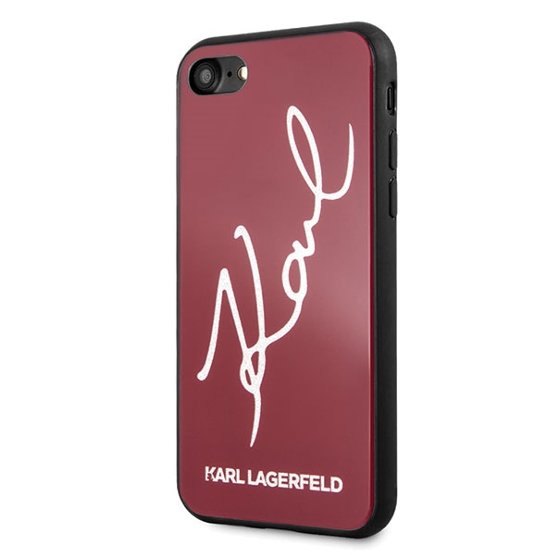 

Karl Lagerfeld KLHCI8DLKSRE iPhone 7/8 SE 2020 / SE 2022 czerwony/red hard case Signature Glitter