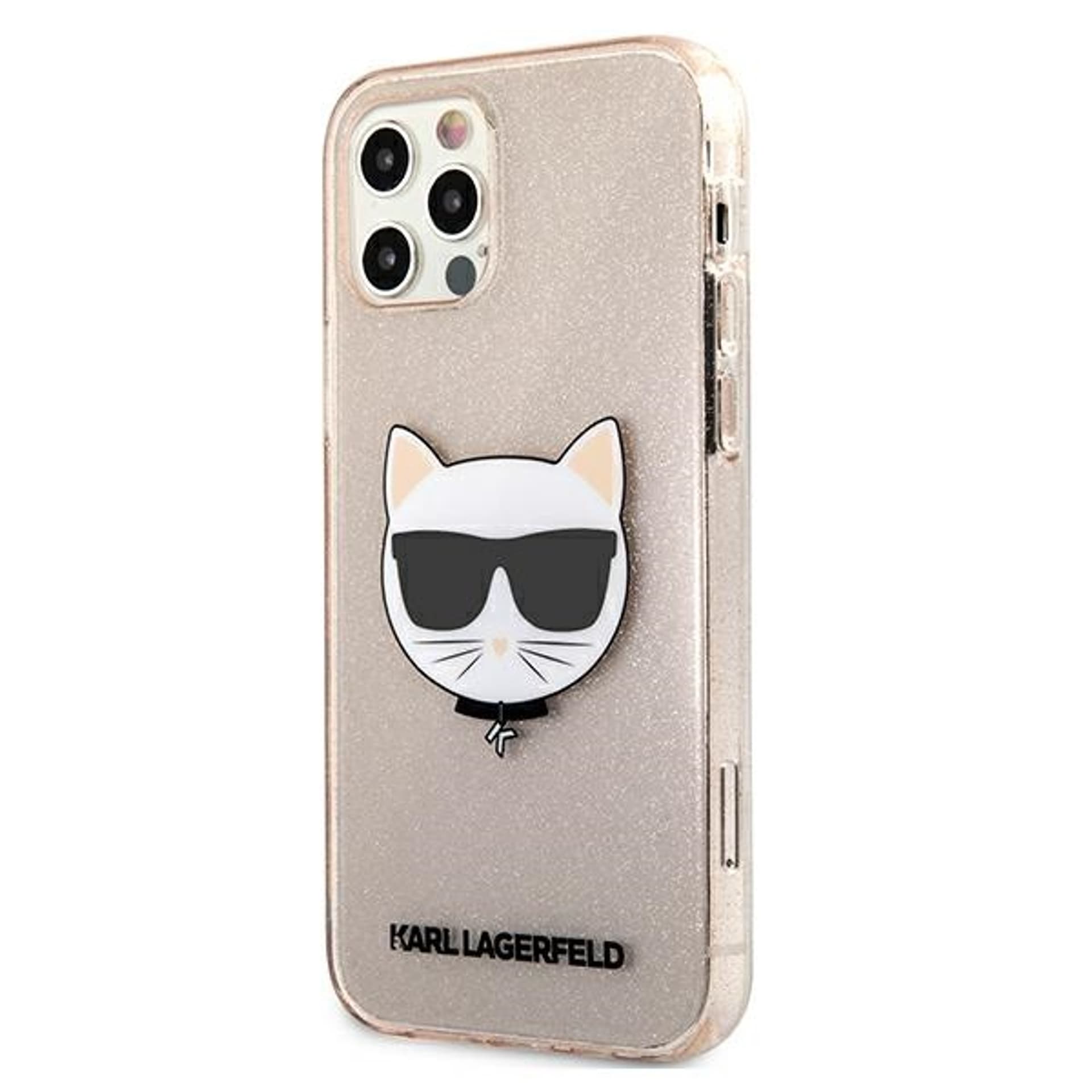 

Karl Lagerfeld KLHCP12LCHTUGLGO iPhone 12 Pro Max 6,7" złoty/gold hardcase Glitter Choupette