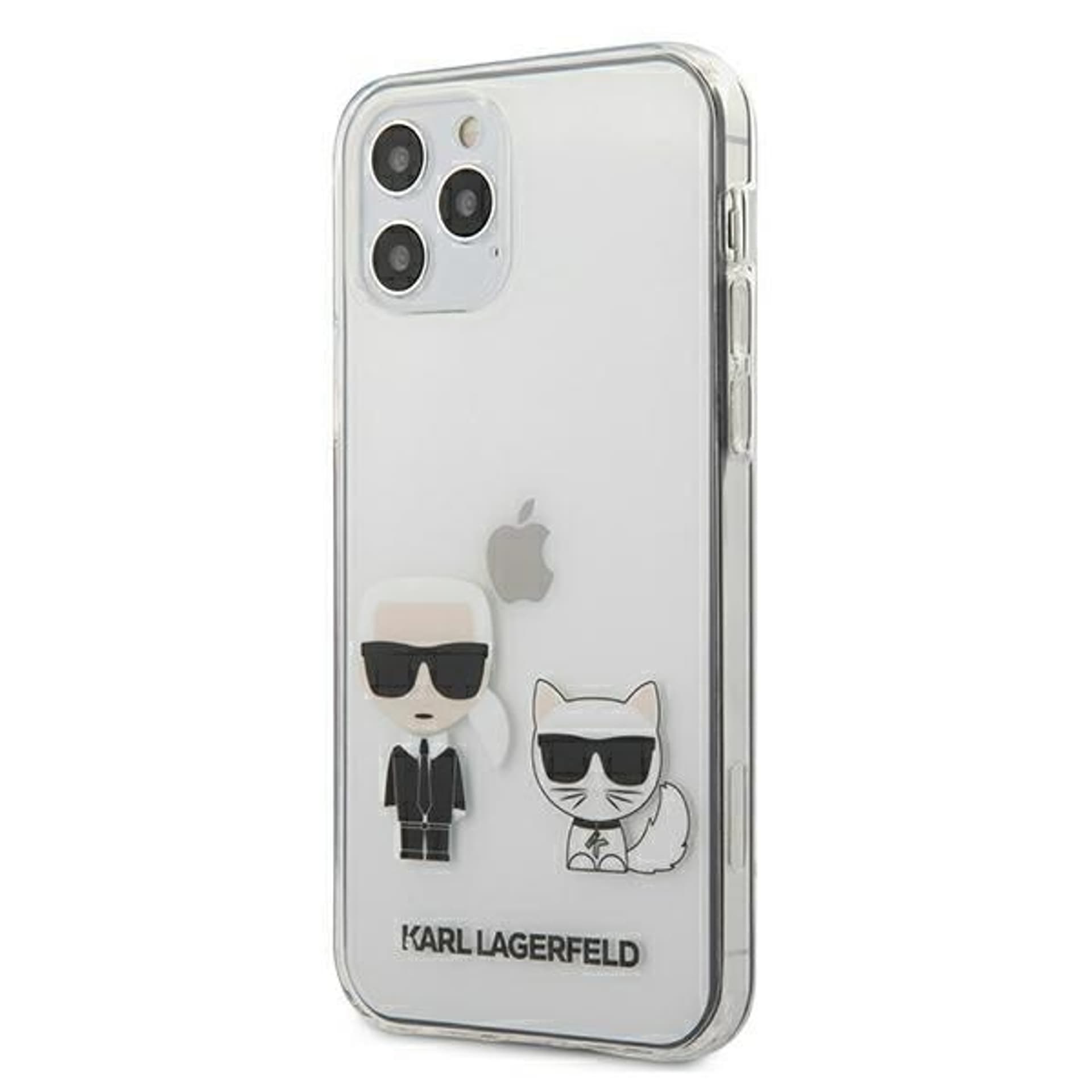 

Karl Lagerfeld Ikonik & Choupette - Etui iPhone 12 / iPhone 12 Pro (przezroczysty)