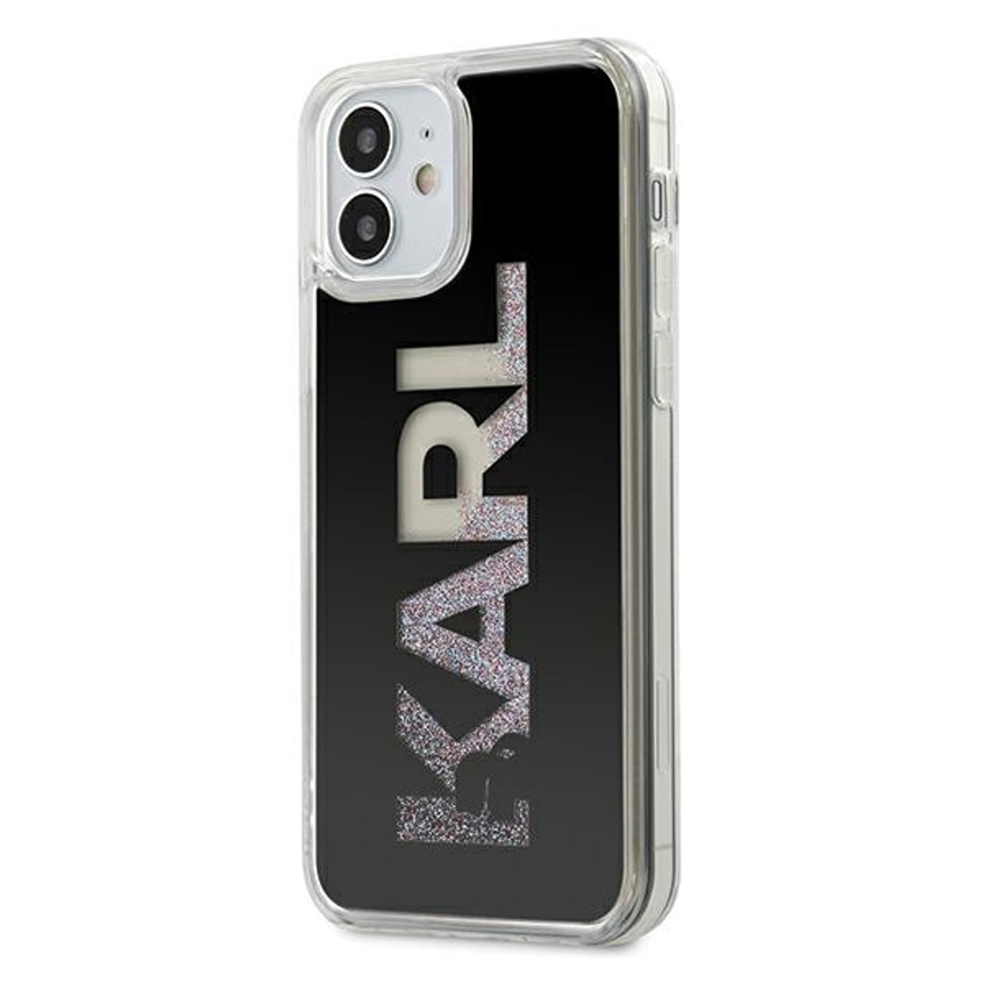 

Karl Lagerfeld KLHCP12SKLMLBK iPhone 12 mini 5,4" czarny/black hardcase Karl Logo Glitter