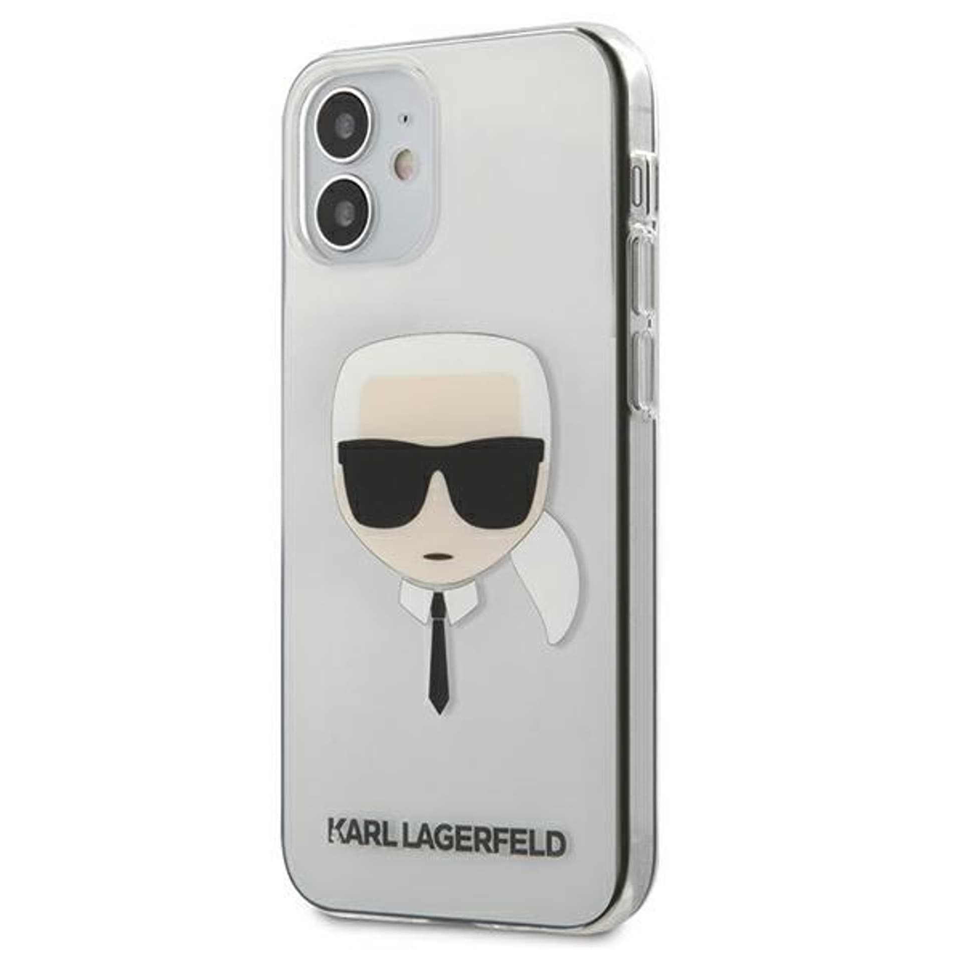 

Karl Lagerfeld KLHCP12SKTR iPhone 12 mini 5,4" hardcase Transparent Karl`s Head