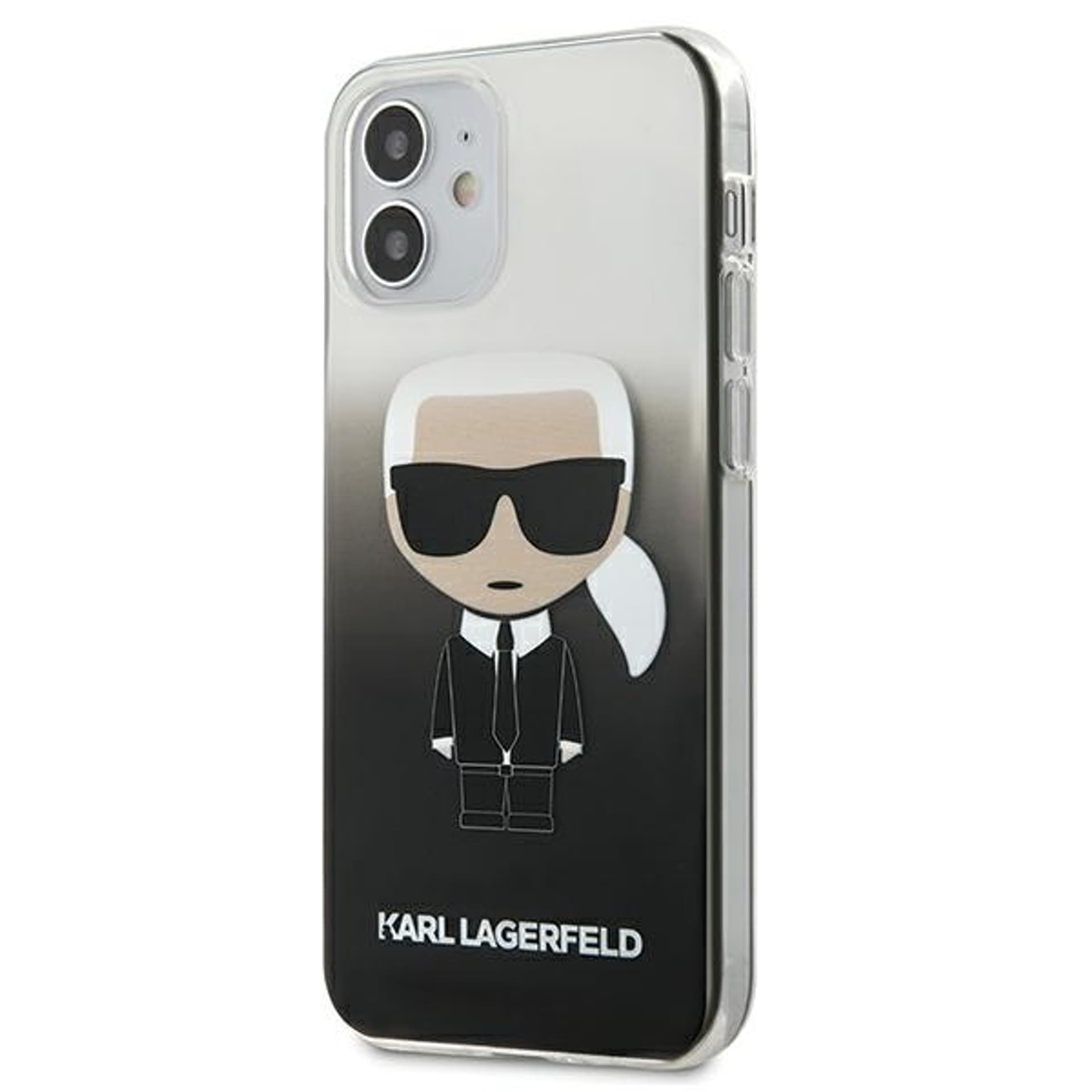 

Karl Lagerfeld KLHCP12STRDFKBK iPhone 12 mini 5,4" czarny/black hardcase Gradient Ikonik Karl