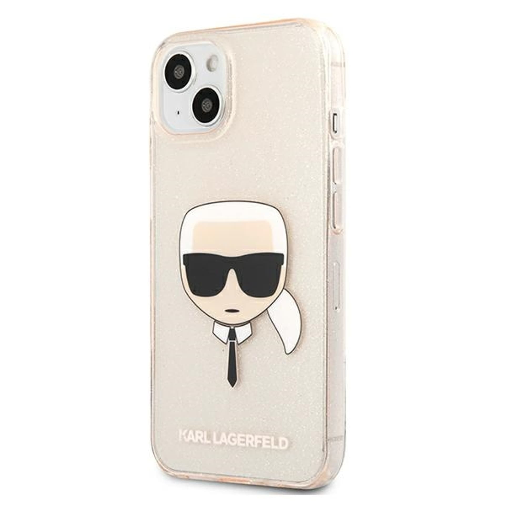

Karl Lagerfeld KLHCP13MKHTUGLGO iPhone 13 6,1" złoty/gold hardcase Glitter Karl`s Head