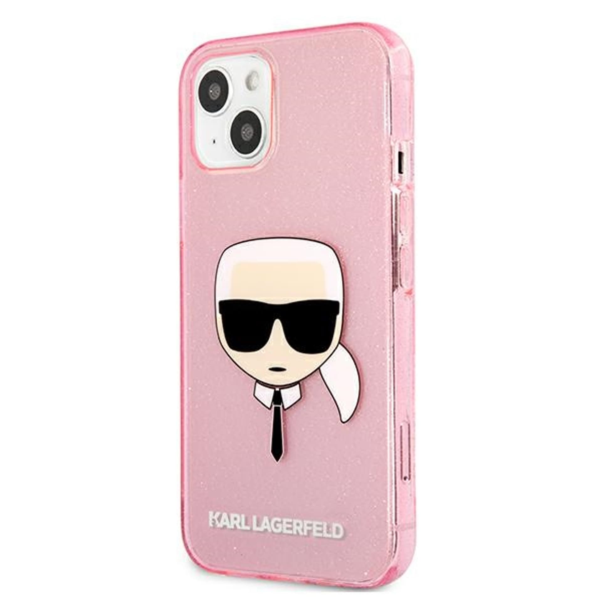 

Karl Lagerfeld KLHCP13SKHTUGLP iPhone 13 mini 5,4" różowy/pink hardcase Glitter Karl`s Head