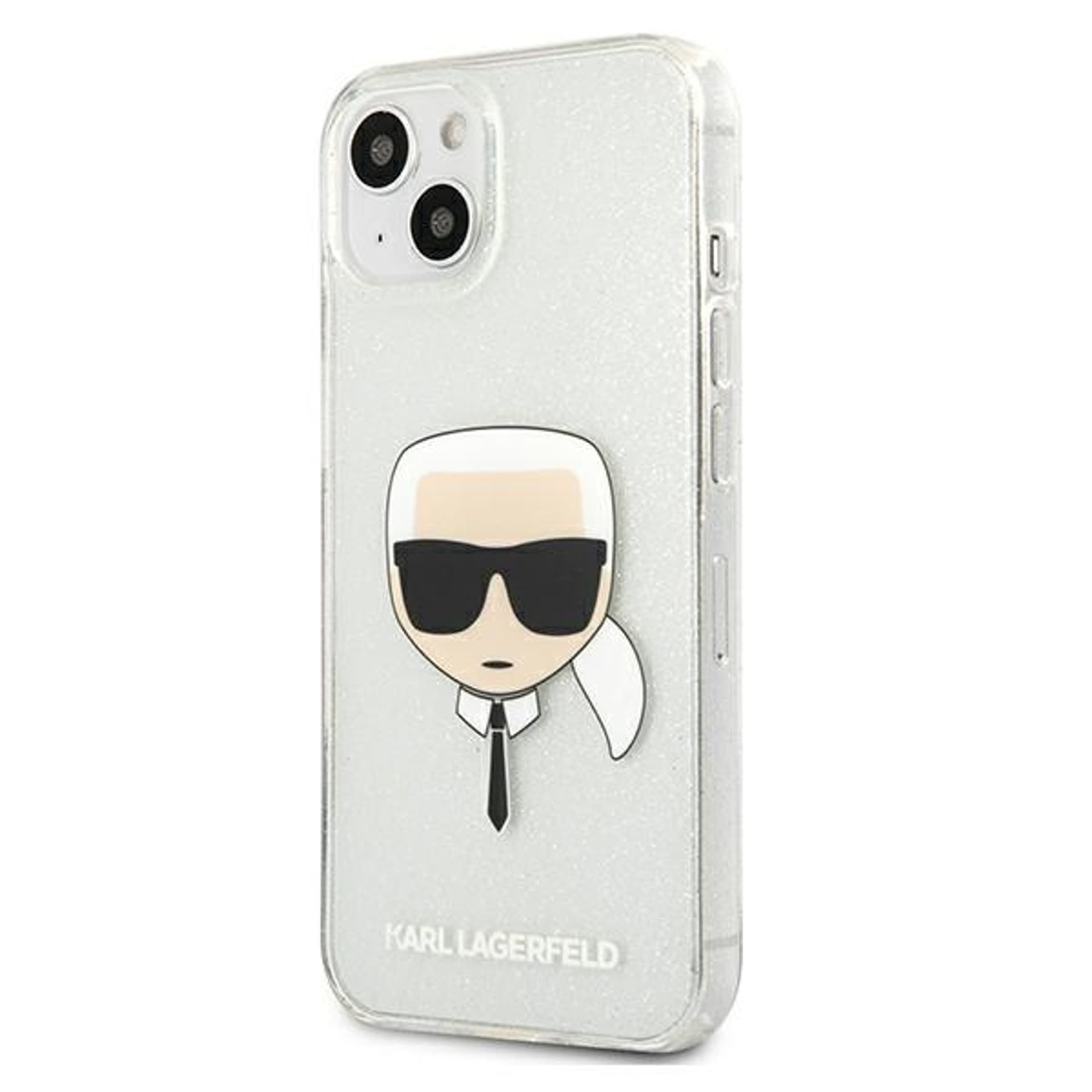 

Karl Lagerfeld KLHCP13SKHTUGLS iPhone 13 mini 5,4" srebrny/silver hardcase Glitter Karl`s Head