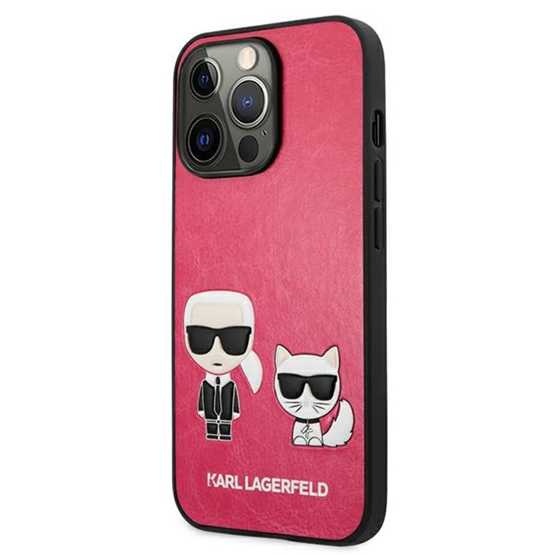 

Karl Lagerfeld KLHCP13XPCUSKCP iPhone 13 Pro Max 6,7" fuksja/fuchsia hardcase Ikonik Karl & Choupette