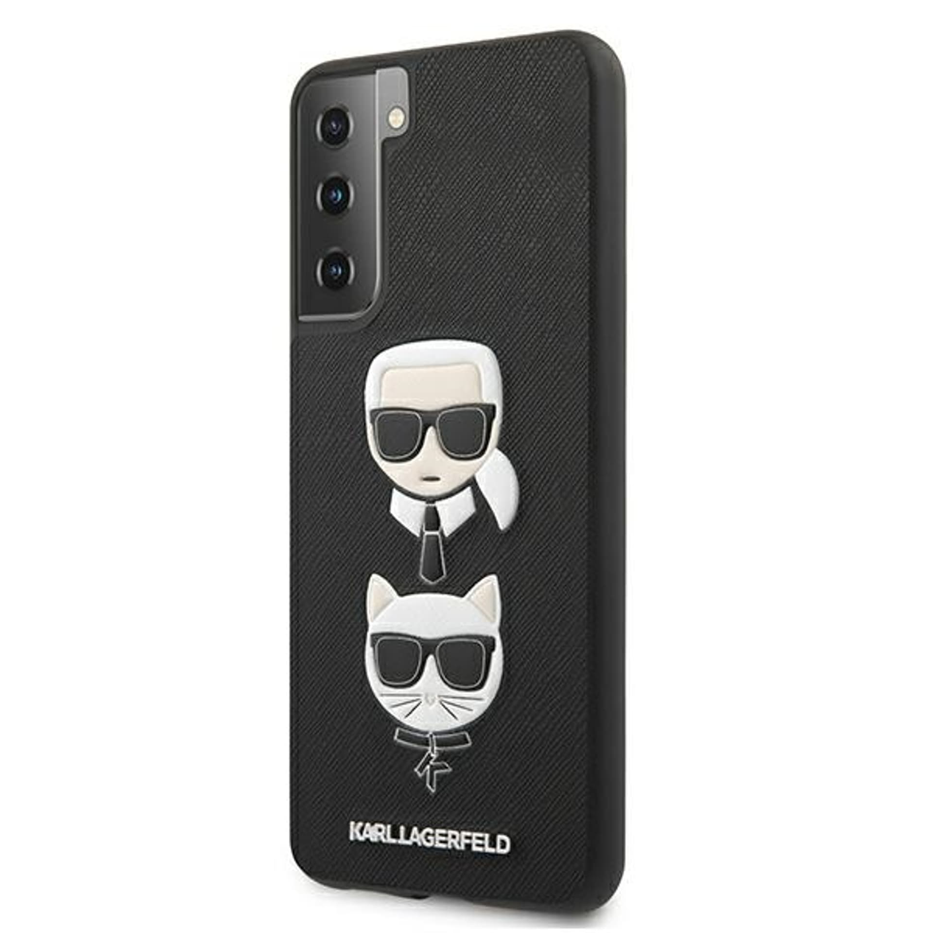 

Karl Lagerfeld KLHCS21MSAKICKCBK S21+ G996 czarny/black hardcase Saffiano Ikonik Karl&Choupette Head