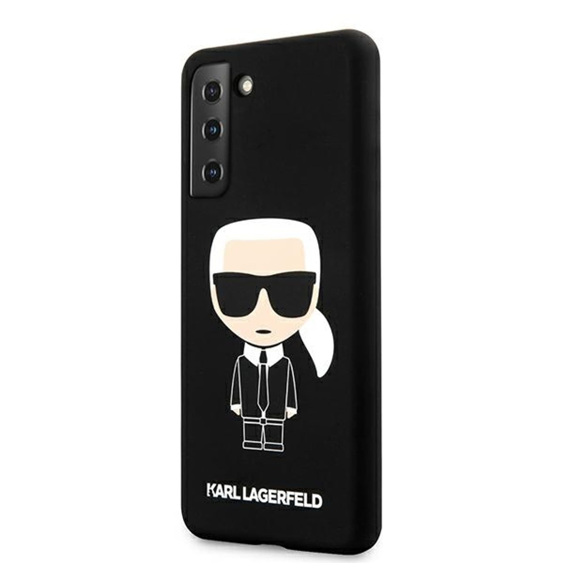 

Karl Lagerfeld KLHCS21MSLFKBK S21+ G996 hardcase czarny/black Silicone Iconic