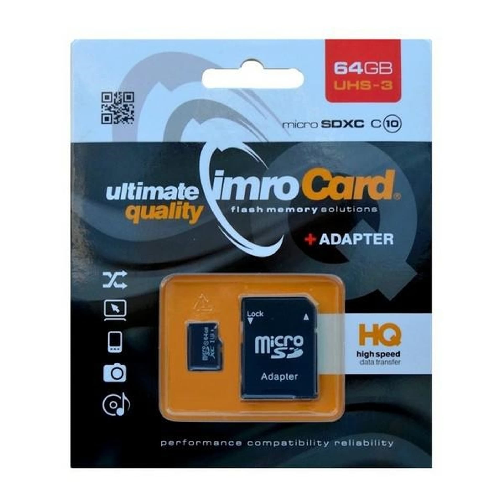 

IMRO KARTA MICRO SDXC U-3 MICROSD10/64G UHS-3 ADP