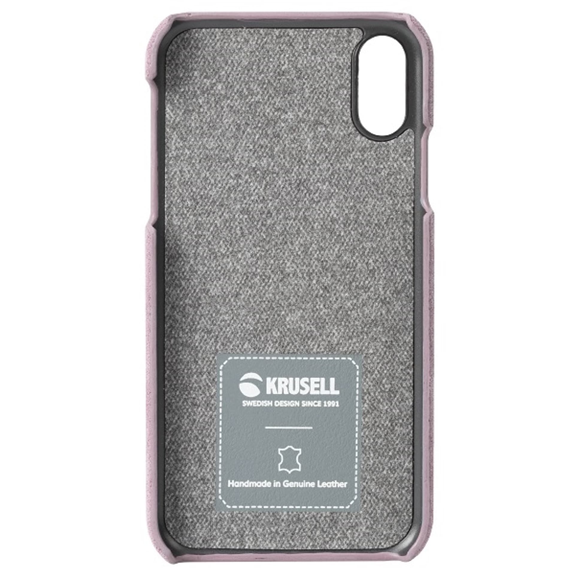 

Krusell iPhone X/Xr Broby Cover 61466 różowy/pink