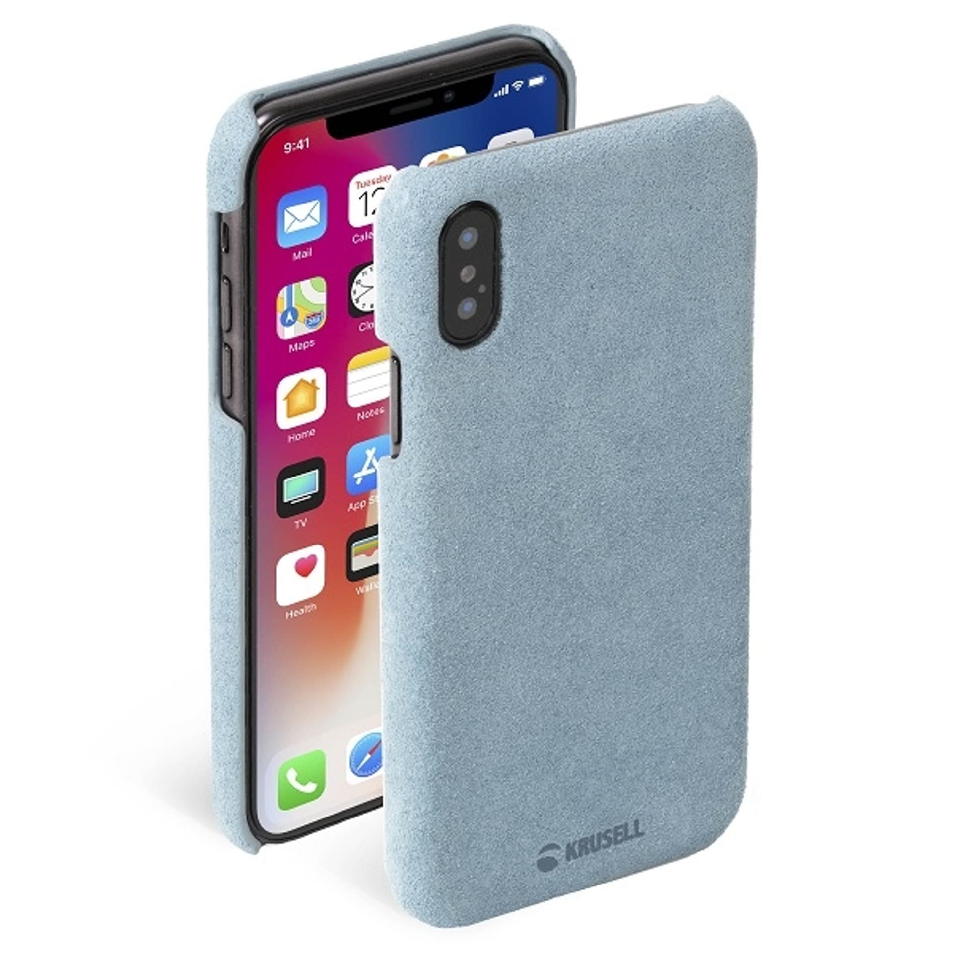 

Krusell iPhone X/Xs Broby Cover 61437 niebieski/blue
