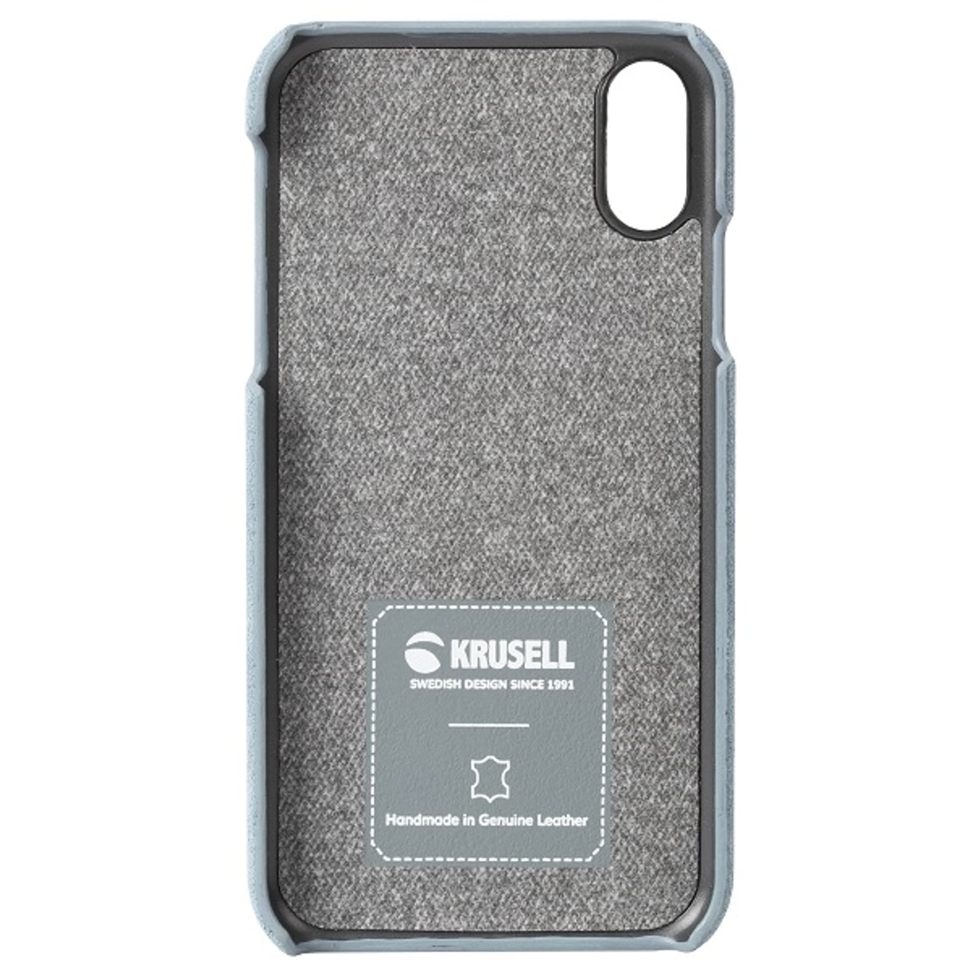 

Krusell iPhone X/Xr Broby Cover 61467 niebieski/blue