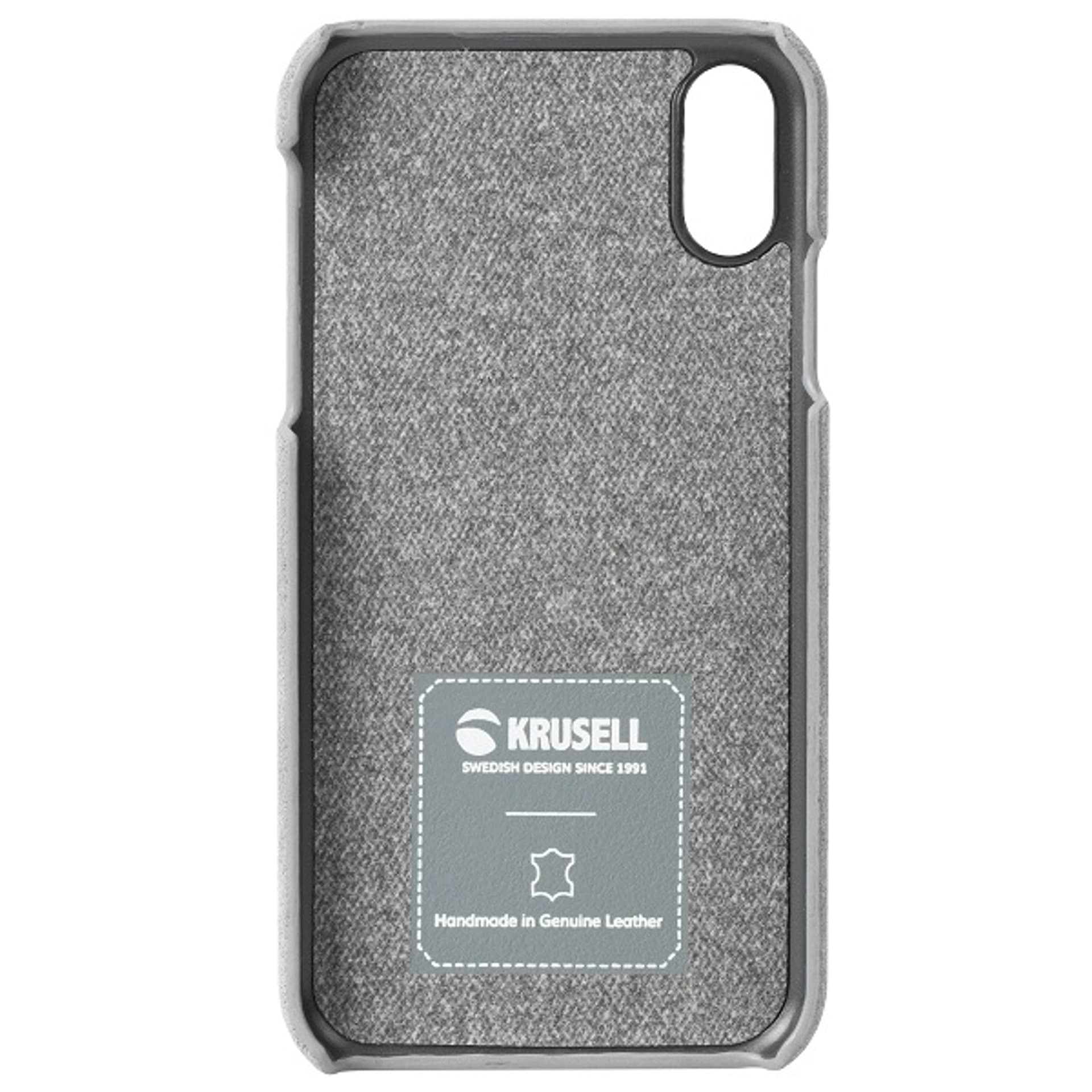 

Krusell iPhone X/Xs Broby Cover 61435 szary/gray