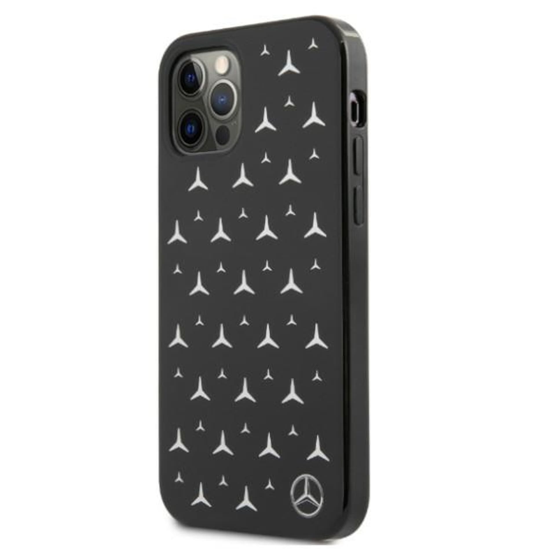 

Mercedes MEHCP12LESPBK iPhone 12 Pro Max 6,7" czarny/black hardcase Silver Stars Pattern