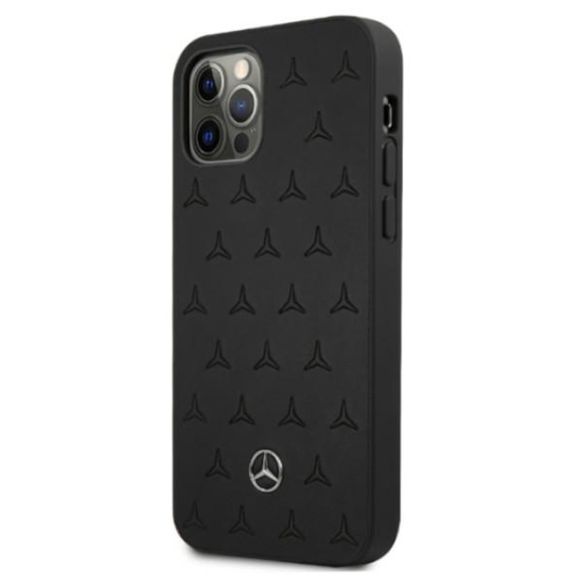 

Mercedes MEHCP12LPSQBK iPhone 12 Pro Max 6,7" czarny/black hardcase Leather Stars Pattern