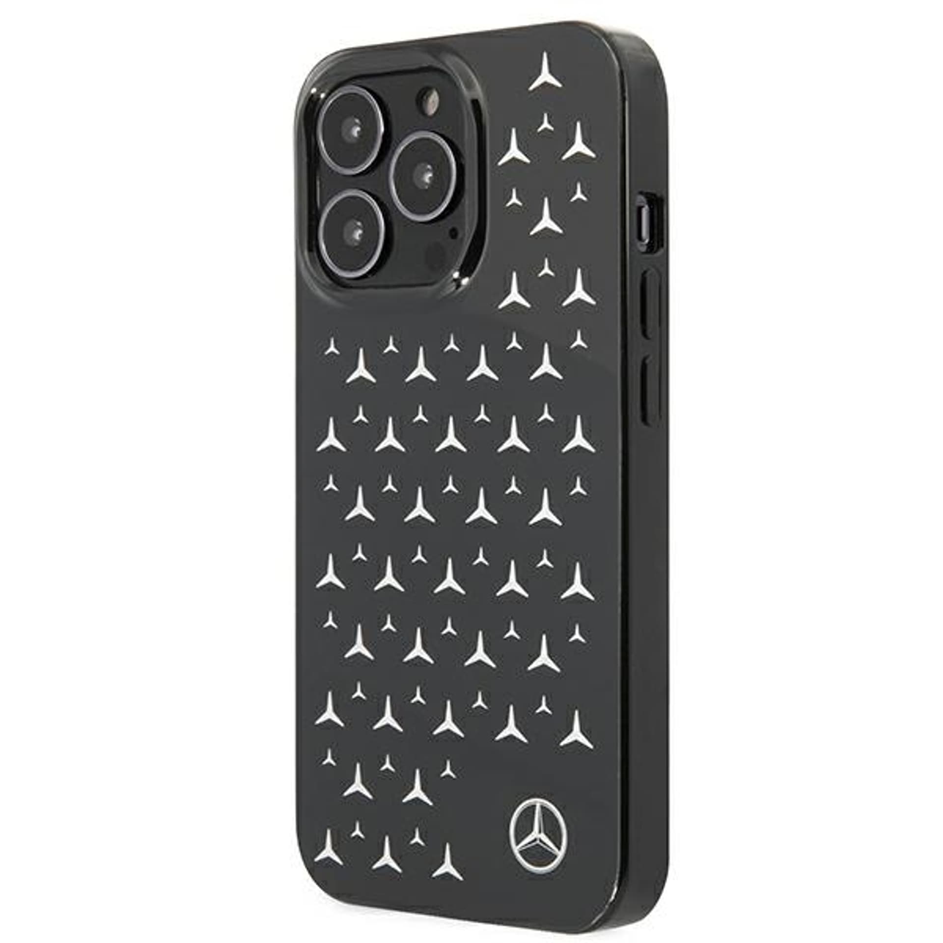 

Mercedes MEHCP13LESPBK iPhone 13 Pro / 13 6,1" czarny/black hardcase Silver Stars Pattern