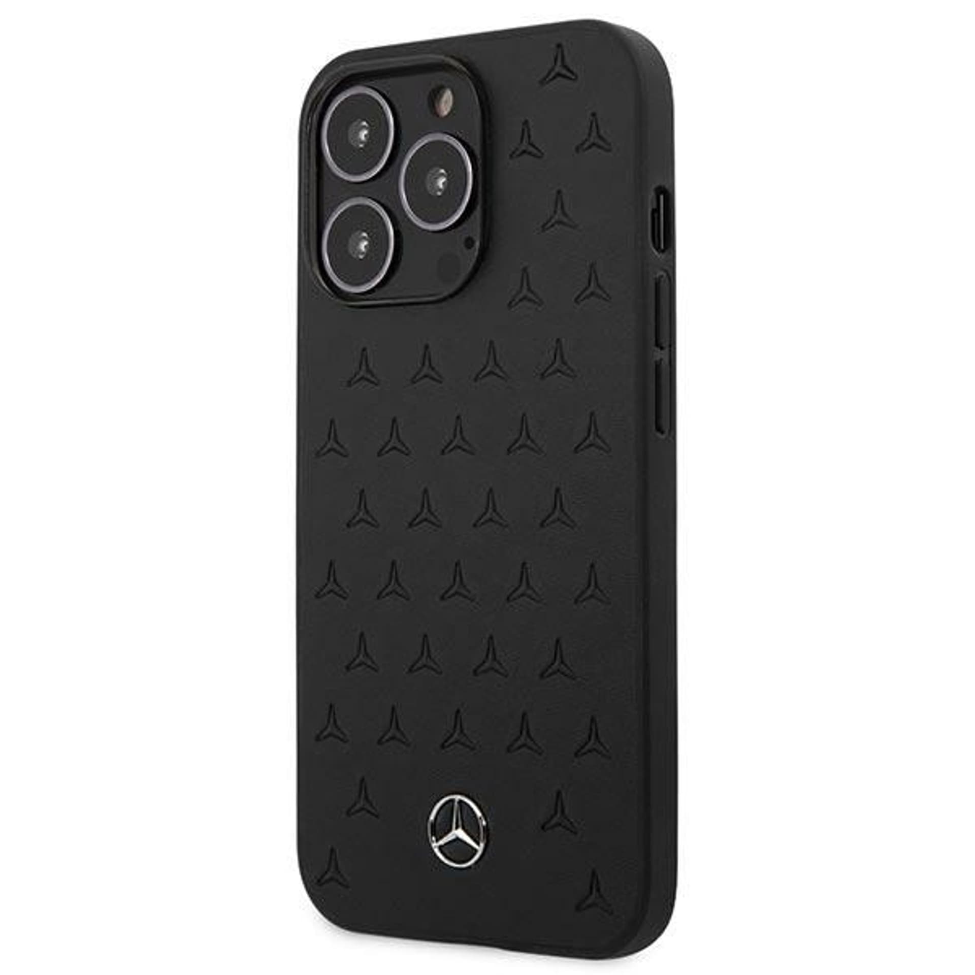 

Mercedes MEHCP13LPSQBK iPhone 13 Pro / 13 6,1" czarny/black hardcase Leather Stars Pattern