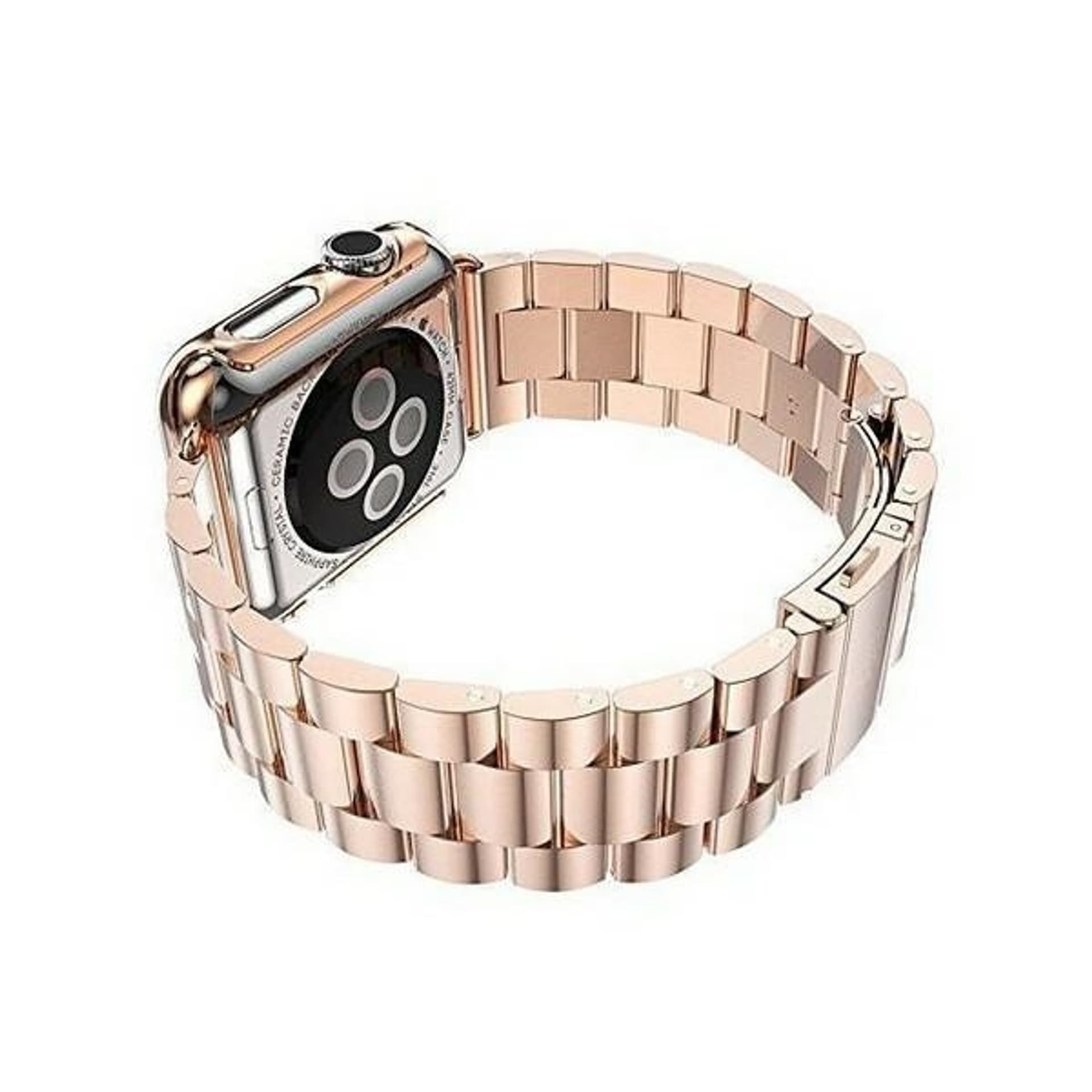 

Mercury pasek Metal Apple Watch 42/44/45 mm różowo złoty/pink gold