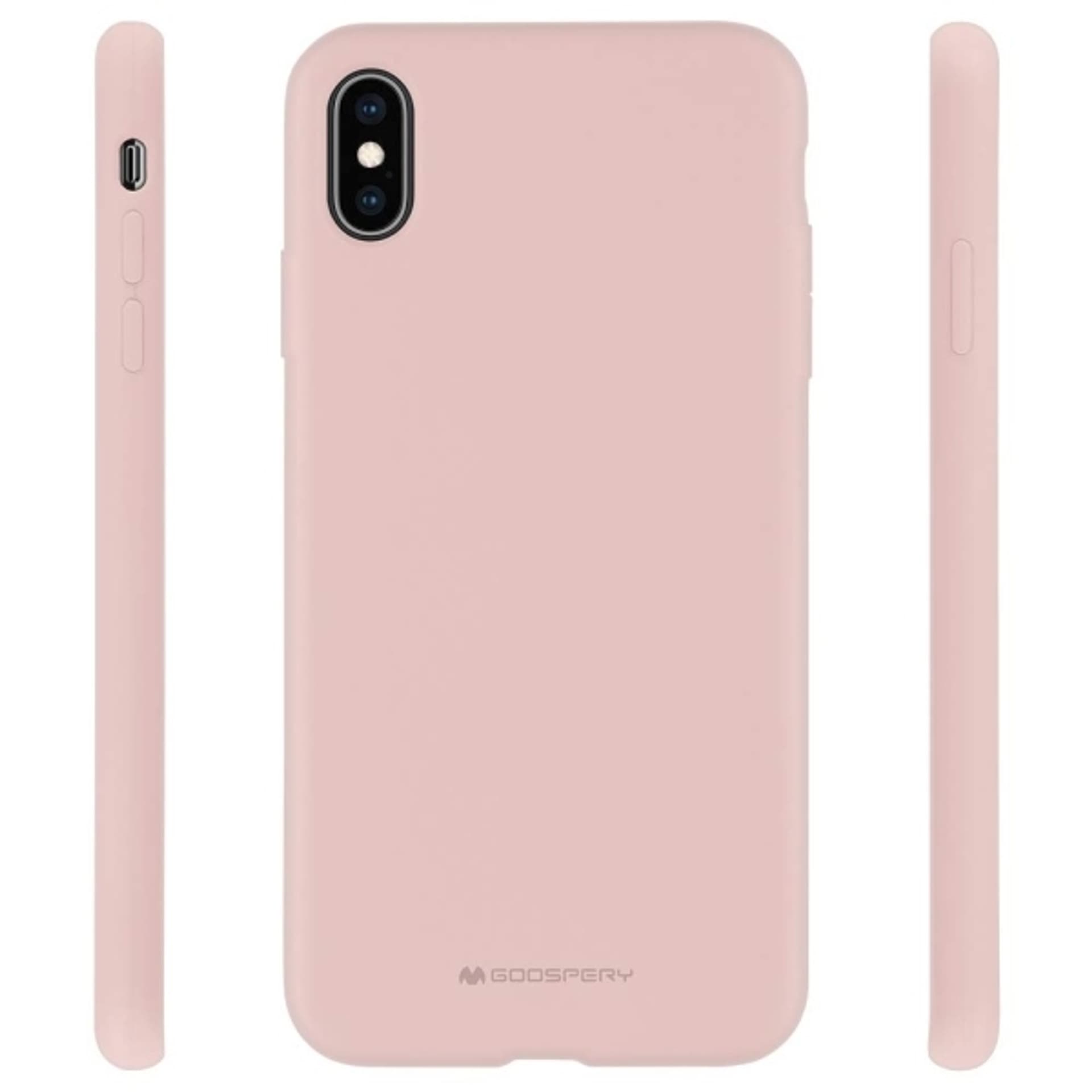 

Mercury Silicone iPhone 15 Pro 6,1" różowo-piaskowy/pink-sand