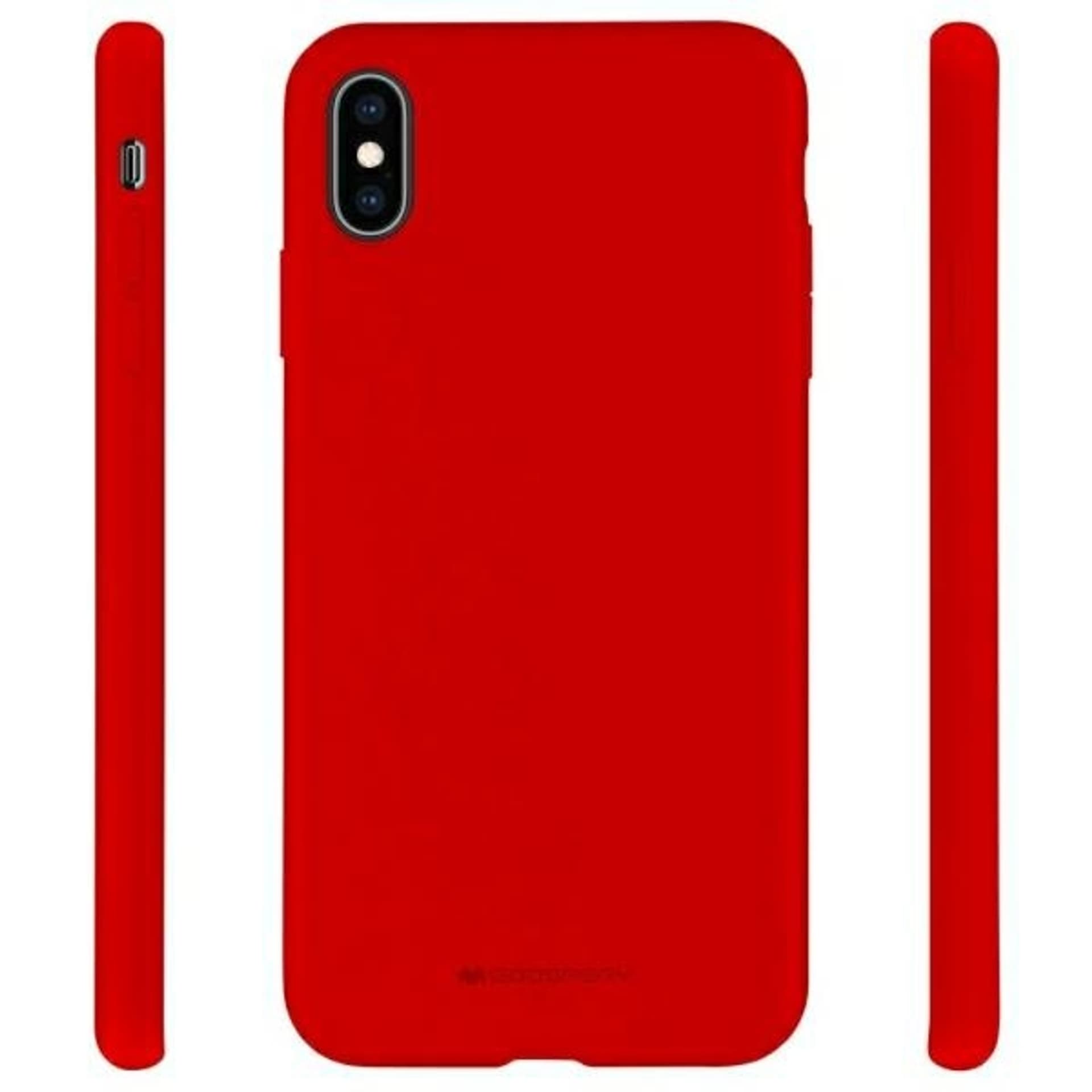 

Mercury Silicone Samsung S21 FE G990 czerwony/red