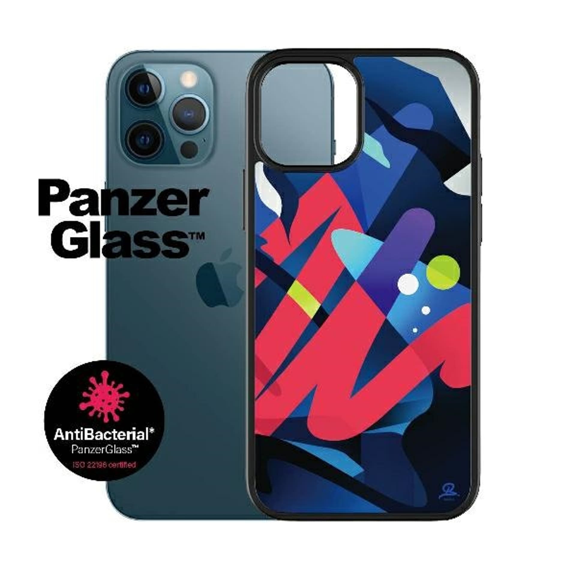 

PanzerGlass ClearCase iPhone 12 Pro Max 6,7" Mikael B Limited Artist Edition Antibacterial