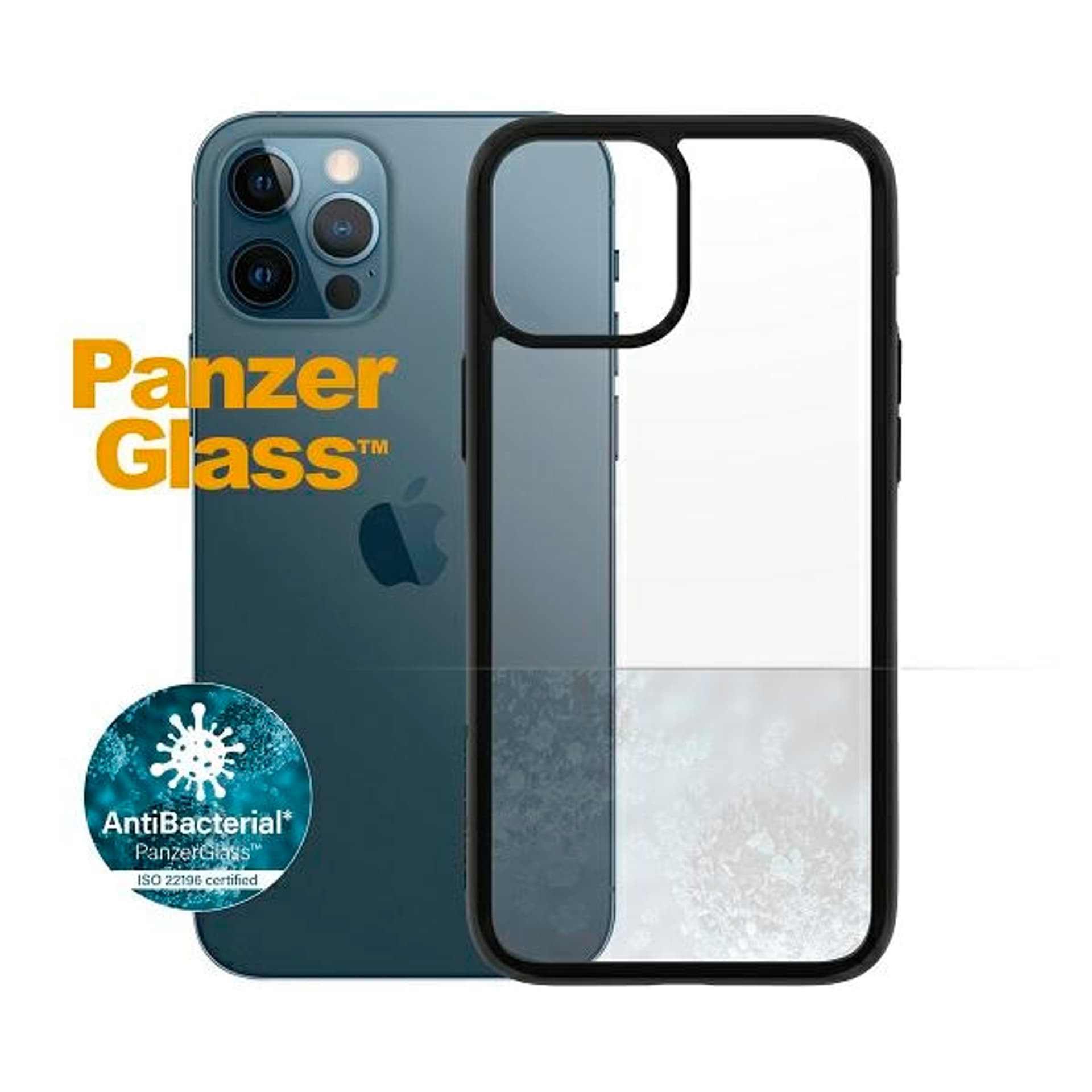 

PanzerGlass ClearCase iPhone 12 Pro Max 6,7" Antibacterial czarny/black