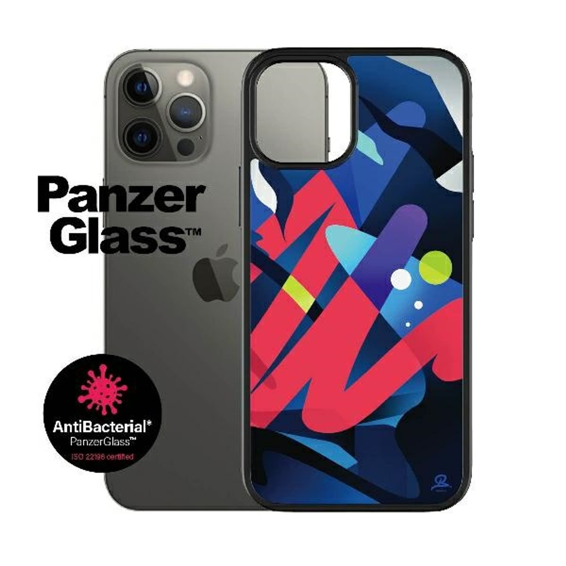 

PanzerGlass ClearCase iPhone 12/12 Pro 6,1" Mikael B Limited Artist Edition Antibacterial