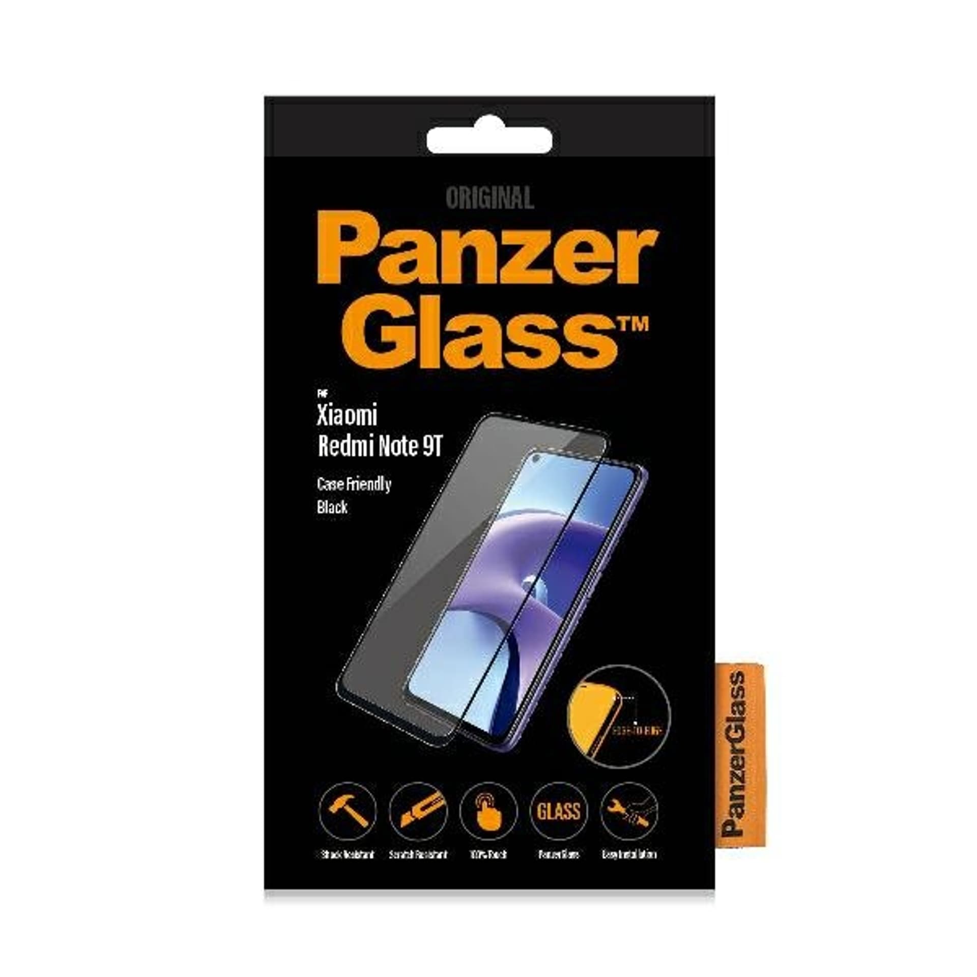 

PanzerGlass E2E Regular Xiaomi Redmi Note 9T Case Friendly
